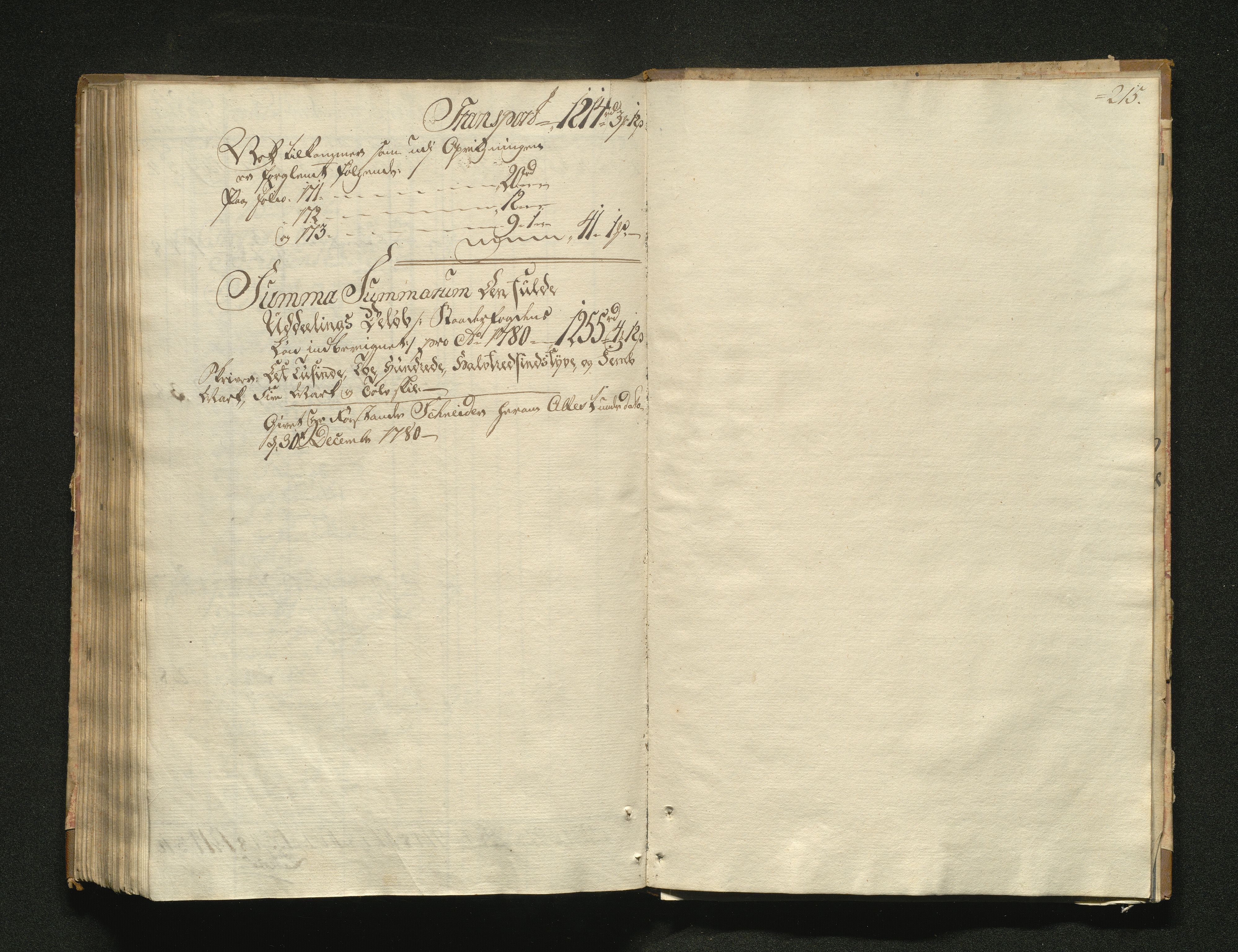 Overfattigkommisjonen i Bergen, AV/SAB-A-89001/F/L0001: Utdelingsbok for fattige i Domkirkesoknet, 1775-1780, p. 214b-215a