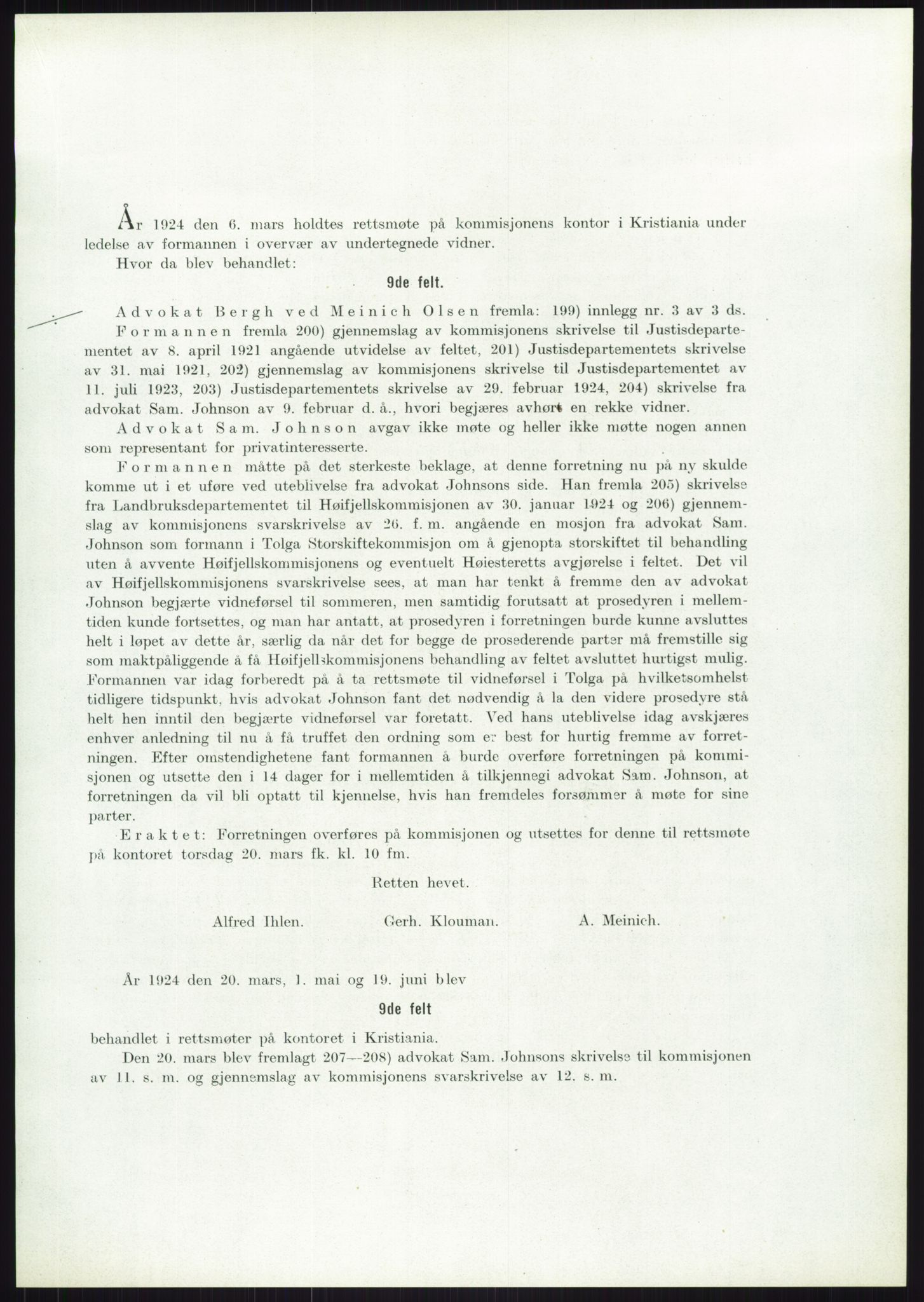 Høyfjellskommisjonen, AV/RA-S-1546/X/Xa/L0001: Nr. 1-33, 1909-1953, p. 4358