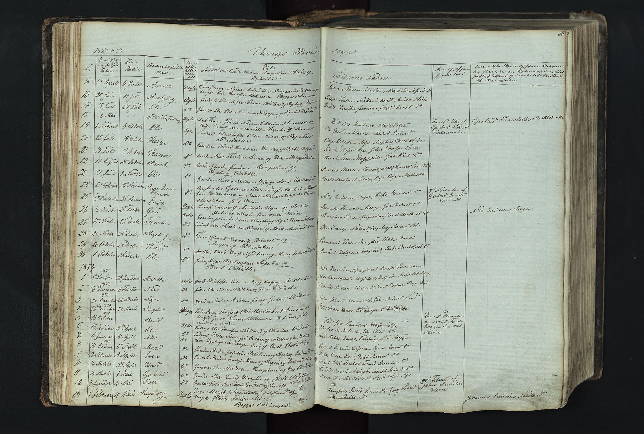 Vang prestekontor, Valdres, AV/SAH-PREST-140/H/Hb/L0004: Parish register (copy) no. 4, 1835-1892, p. 66