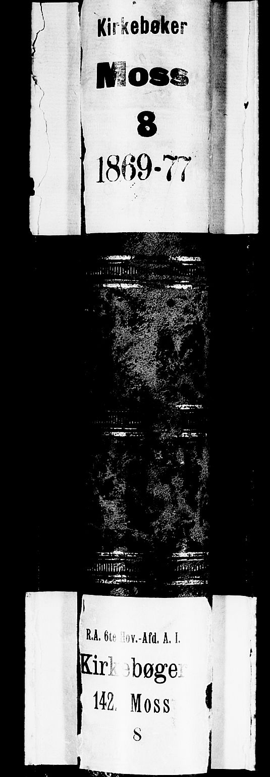 Moss prestekontor Kirkebøker, AV/SAO-A-2003/G/Ga/L0004: Parish register (copy) no.  I 4, 1869-1877