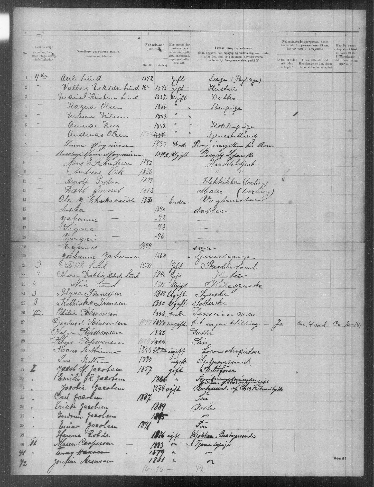 OBA, Municipal Census 1903 for Kristiania, 1903, p. 9691