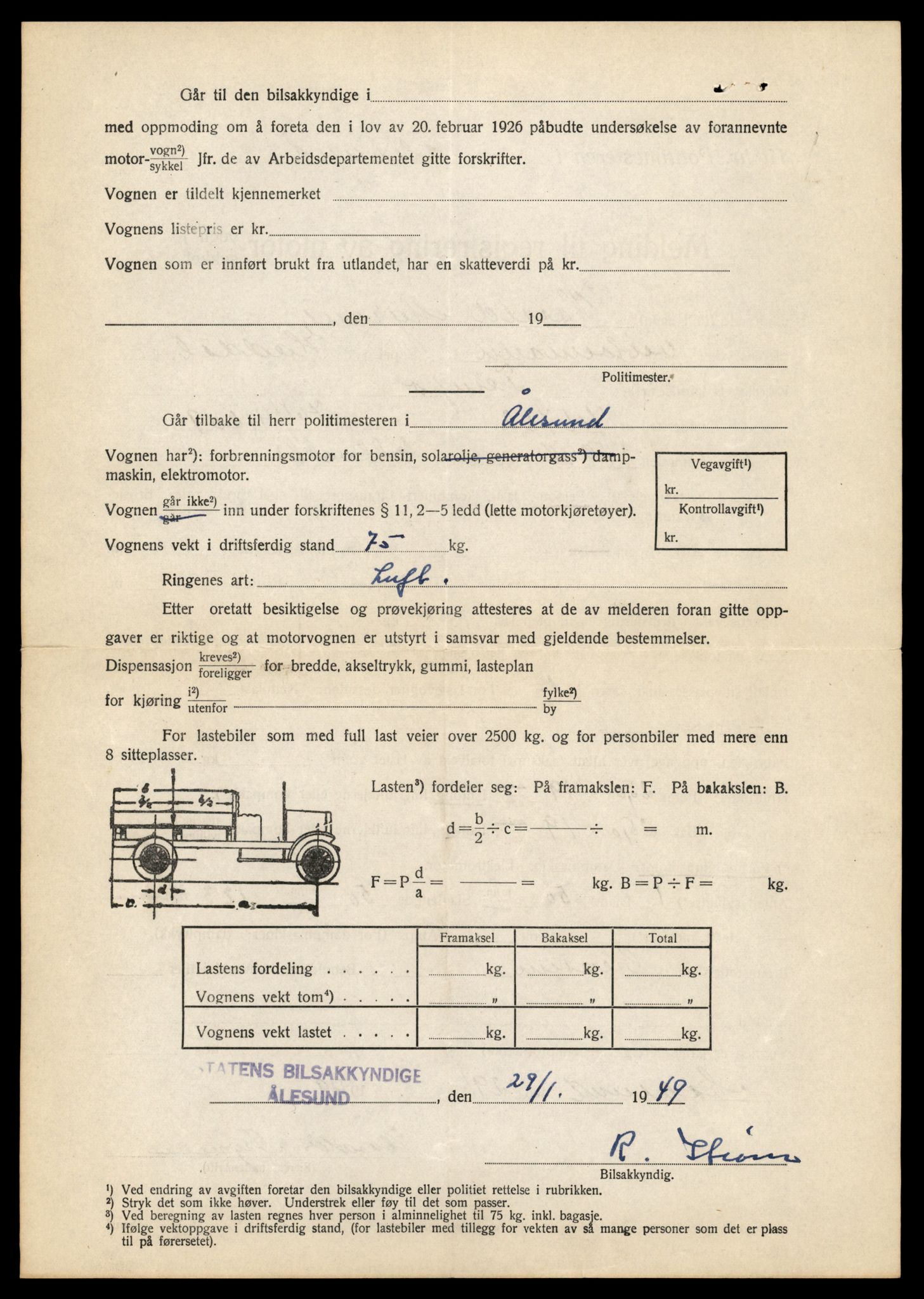 Møre og Romsdal vegkontor - Ålesund trafikkstasjon, AV/SAT-A-4099/F/Fe/L0026: Registreringskort for kjøretøy T 11046 - T 11160, 1927-1998, p. 1640