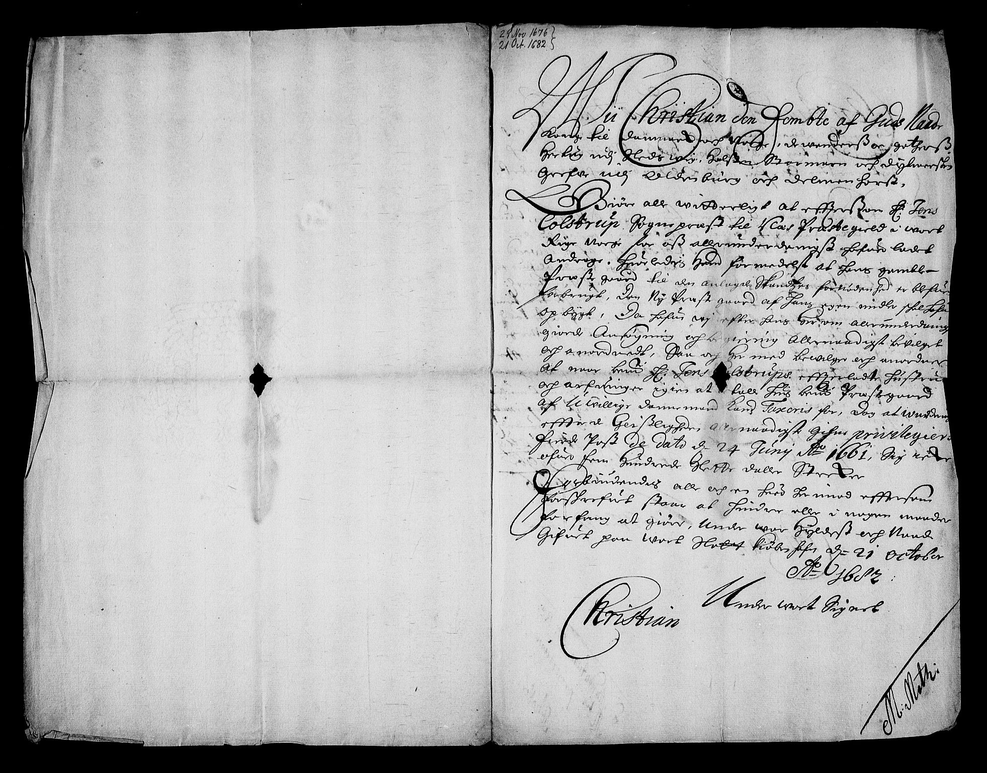 Stattholderembetet 1572-1771, AV/RA-EA-2870/Af/L0002: Avskrifter av vedlegg til originale supplikker, nummerert i samsvar med supplikkbøkene, 1687-1689, p. 290