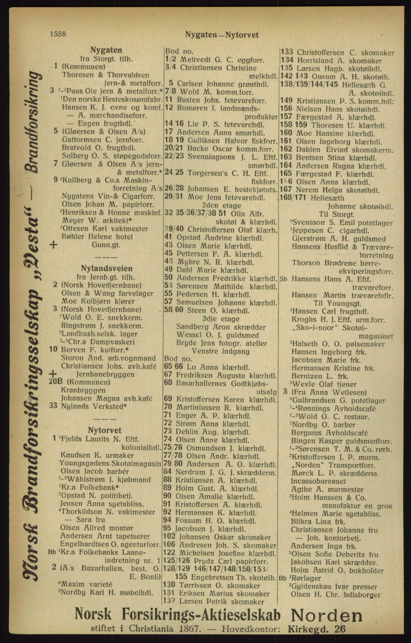 Kristiania/Oslo adressebok, PUBL/-, 1916, p. 1558