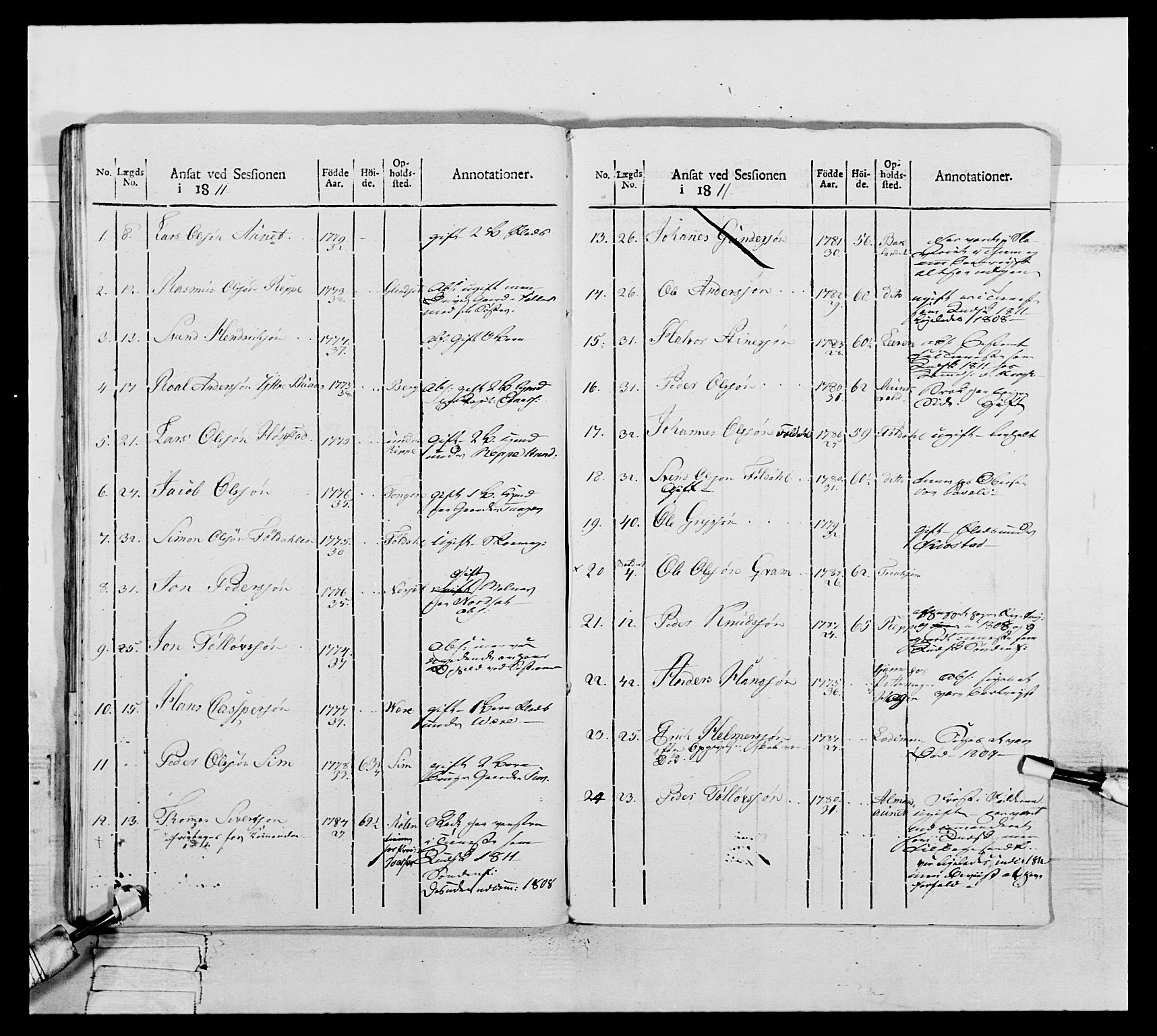 Generalitets- og kommissariatskollegiet, Det kongelige norske kommissariatskollegium, AV/RA-EA-5420/E/Eh/L0075c: 1. Trondheimske nasjonale infanteriregiment, 1811, p. 141