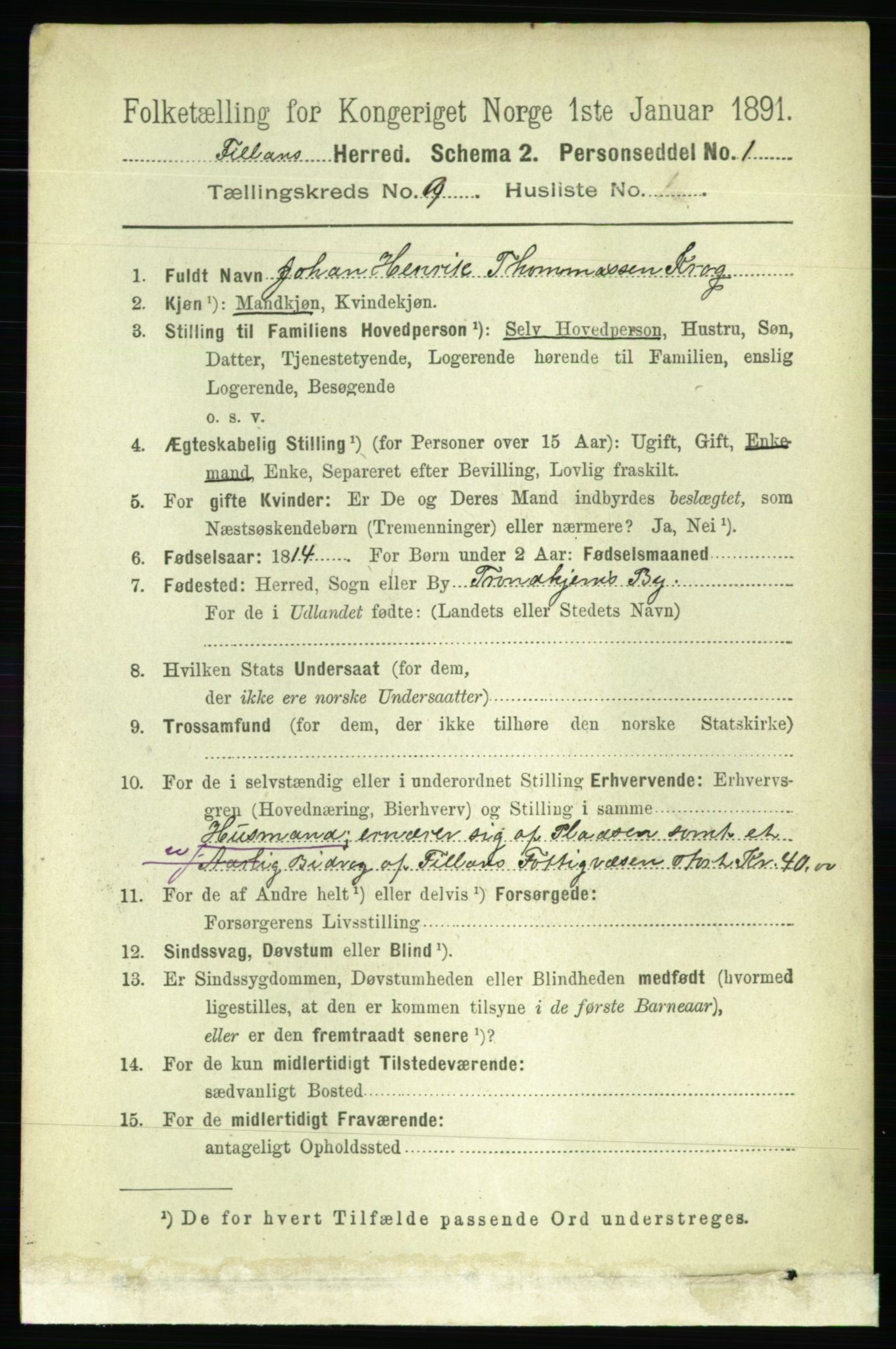 RA, 1891 census for 1616 Fillan, 1891, p. 2024