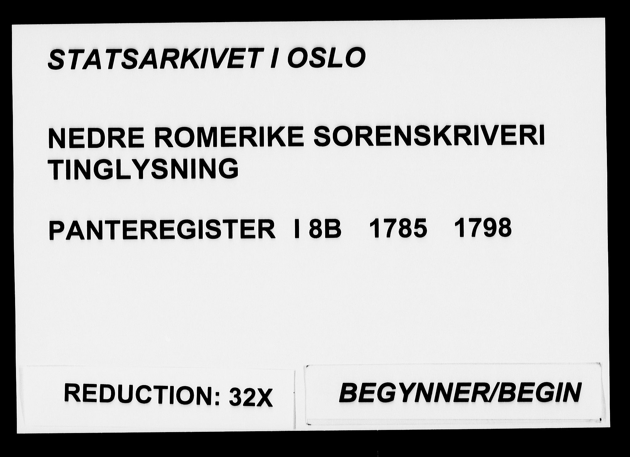 Nedre Romerike sorenskriveri, SAO/A-10469/G/Ga/Gaa/L0008b: Mortgage register no. I 8b, 1785-1798