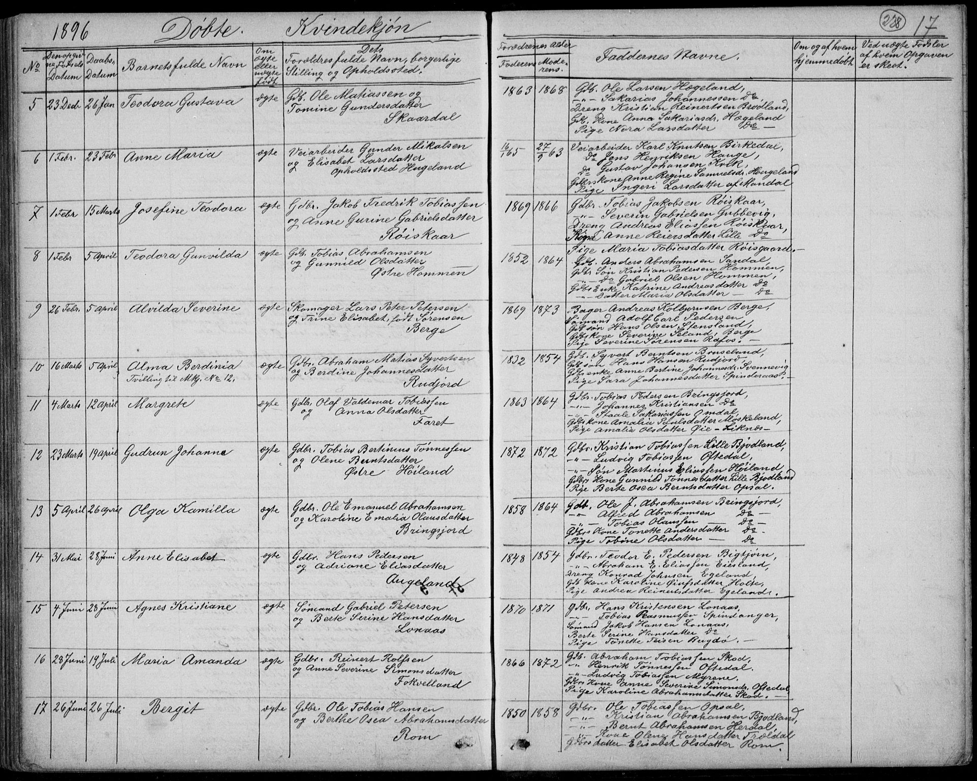 Lyngdal sokneprestkontor, SAK/1111-0029/F/Fb/Fbc/L0004: Parish register (copy) no. B 4, 1878-1896, p. 238