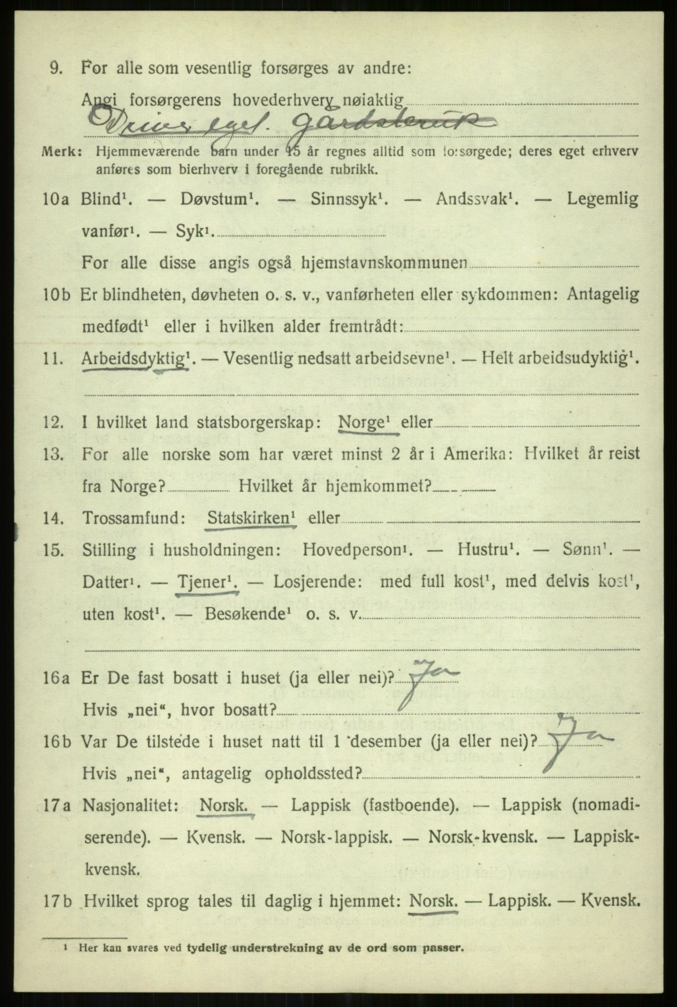 SATØ, 1920 census for Målselv, 1920, p. 9678