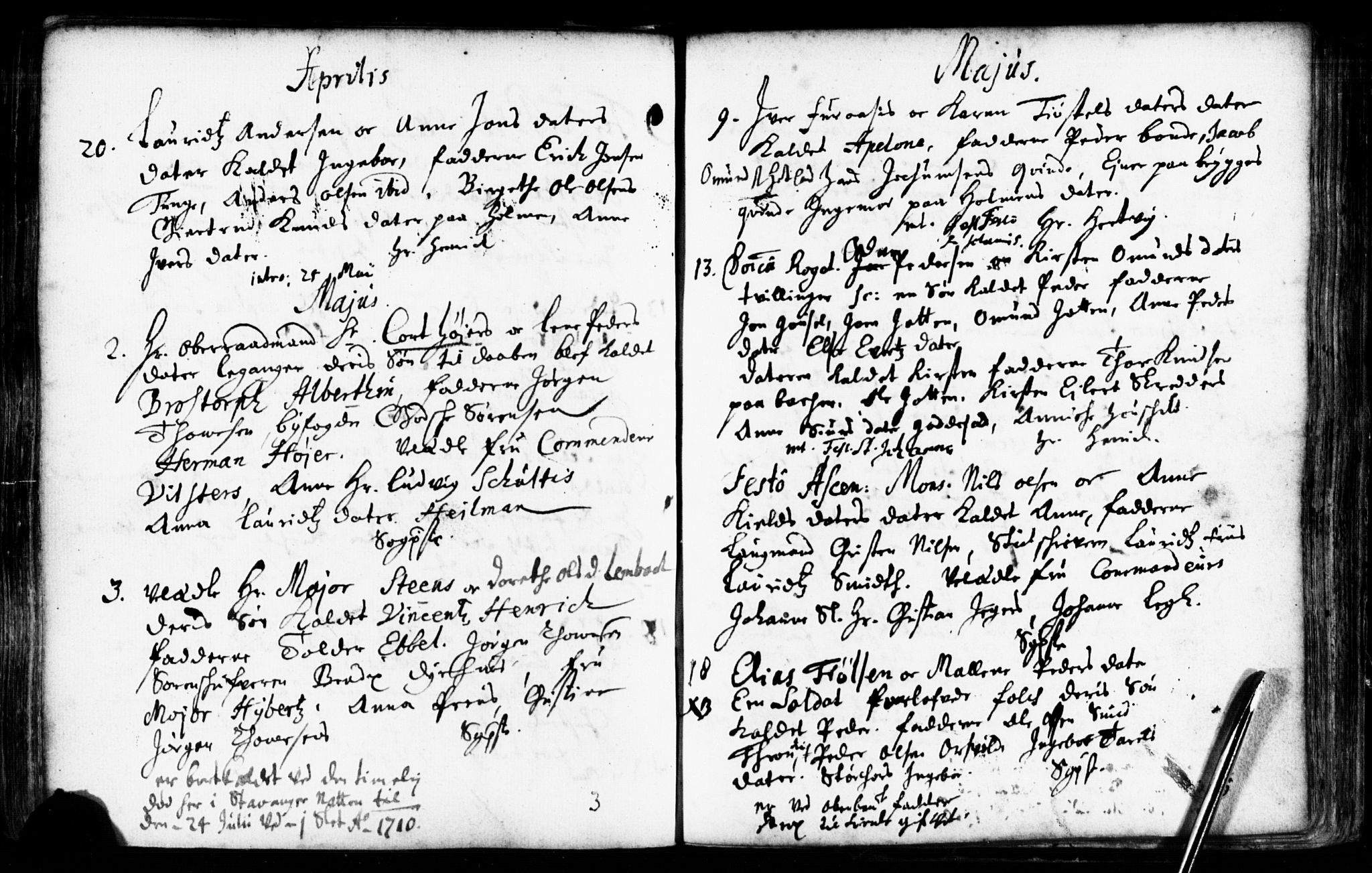 Domkirken sokneprestkontor, AV/SAST-A-101812/001/30/30BB/L0001: Parish register (copy) no. B 1, 1688-1714