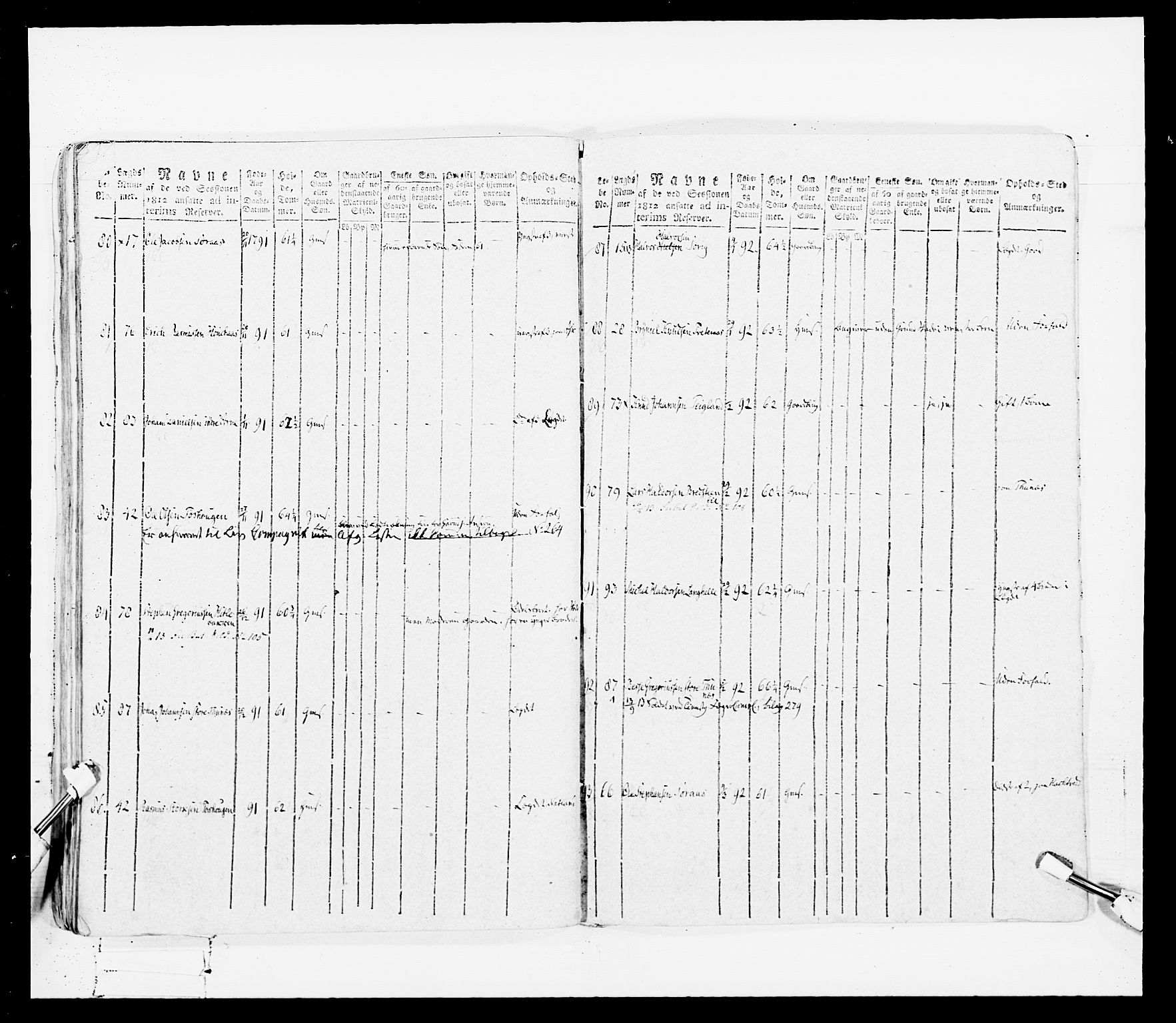 Generalitets- og kommissariatskollegiet, Det kongelige norske kommissariatskollegium, AV/RA-EA-5420/E/Eh/L0099: Bergenhusiske nasjonale infanteriregiment, 1812, p. 426