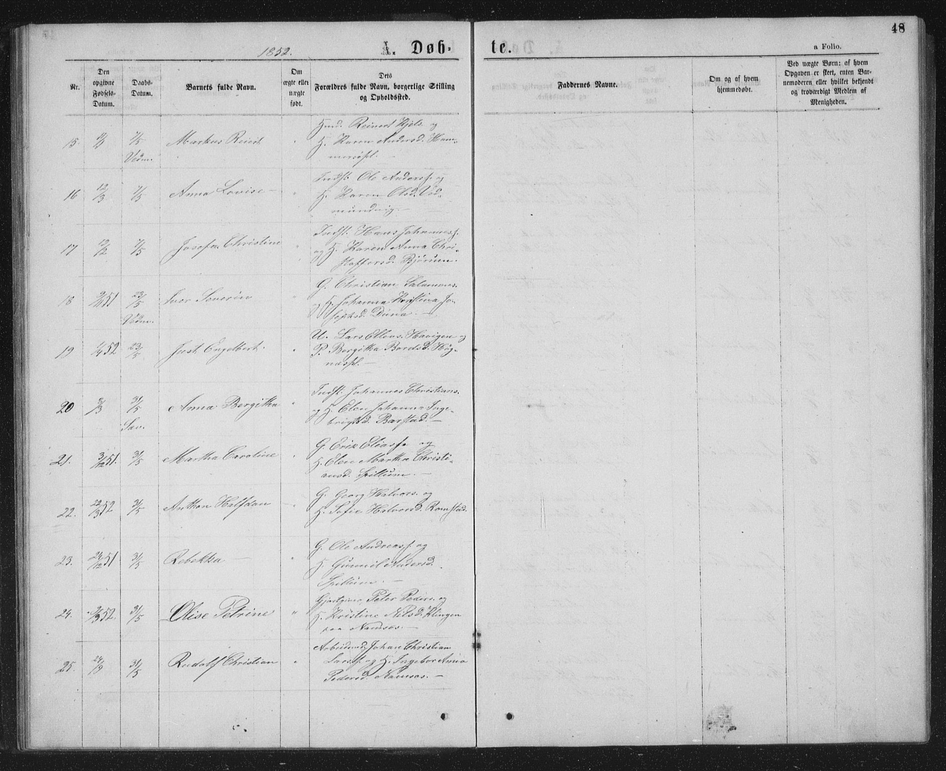 Ministerialprotokoller, klokkerbøker og fødselsregistre - Nord-Trøndelag, AV/SAT-A-1458/768/L0566: Parish register (official) no. 768A01, 1836-1865, p. 48