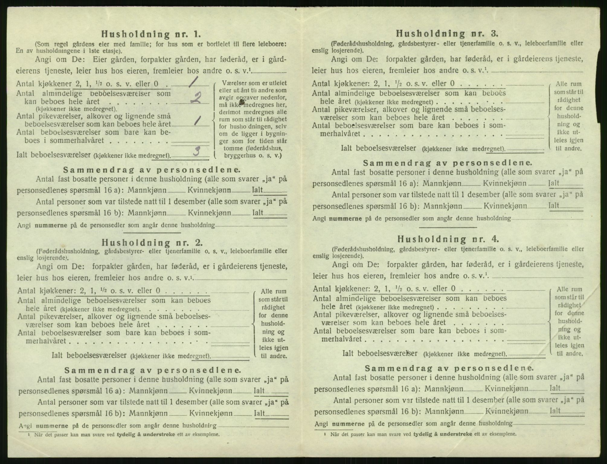 SAK, 1920 census for Søndeled, 1920, p. 740