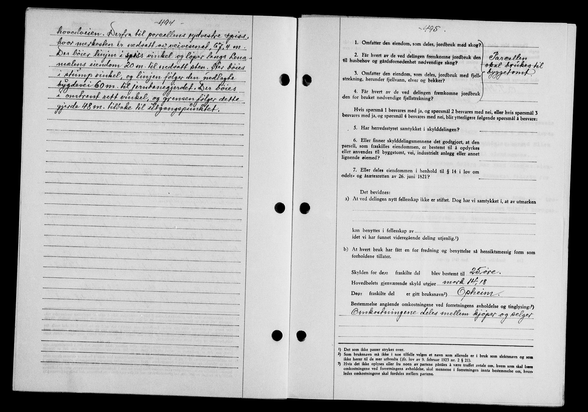 Gauldal sorenskriveri, SAT/A-0014/1/2/2C/L0052: Mortgage book no. 57, 1940-1941, Diary no: : 1148/1940
