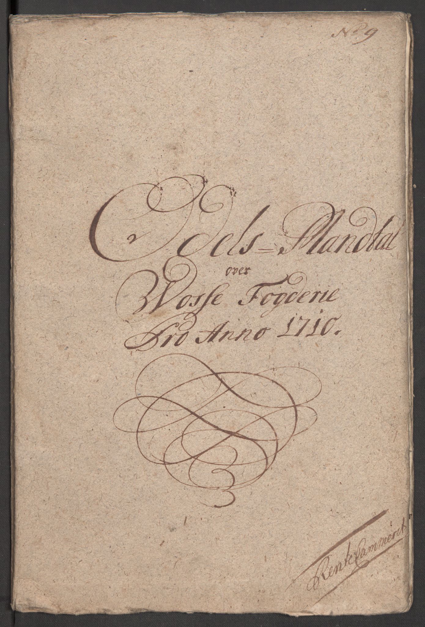 Rentekammeret inntil 1814, Reviderte regnskaper, Fogderegnskap, AV/RA-EA-4092/R51/L3191: Fogderegnskap Nordhordland og Voss, 1710, p. 172