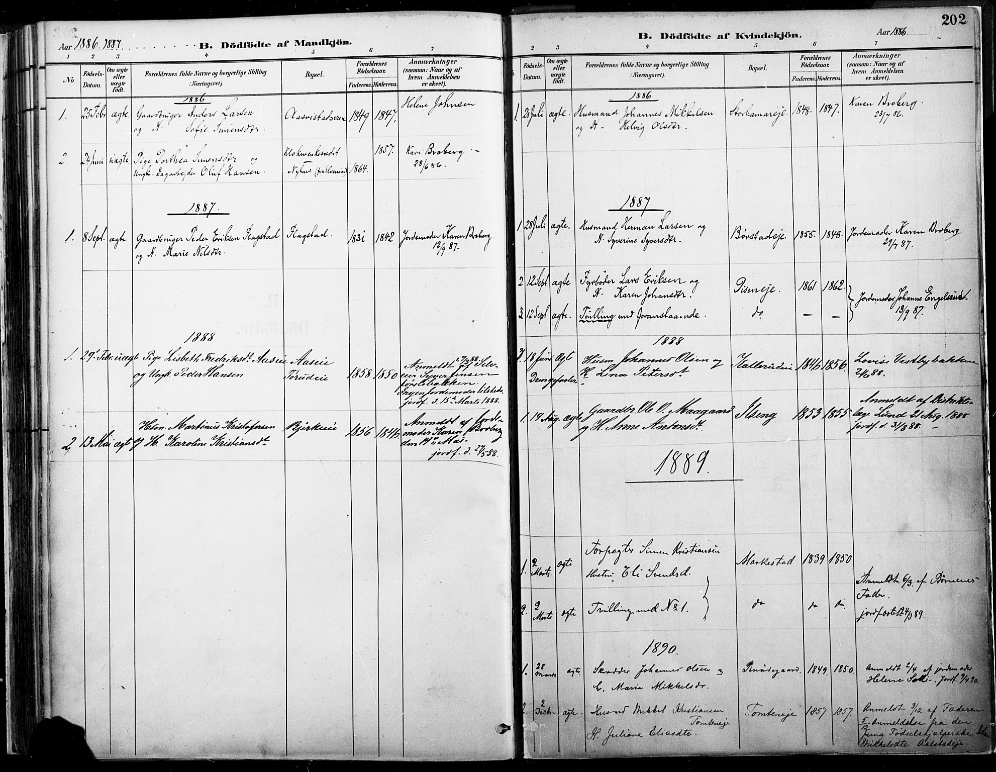 Vang prestekontor, Hedmark, SAH/PREST-008/H/Ha/Haa/L0019A: Parish register (official) no. 19, 1886-1900, p. 202