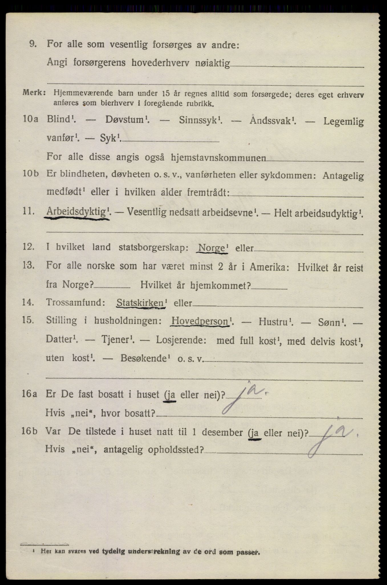 SAKO, 1920 census for Strømm, 1920, p. 2508