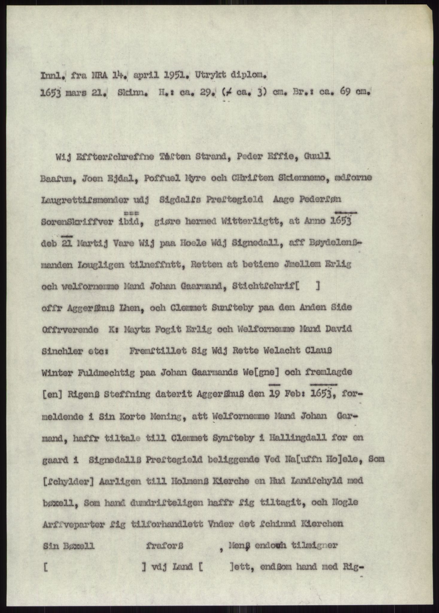 Samlinger til kildeutgivelse, Diplomavskriftsamlingen, AV/RA-EA-4053/H/Ha, p. 2431