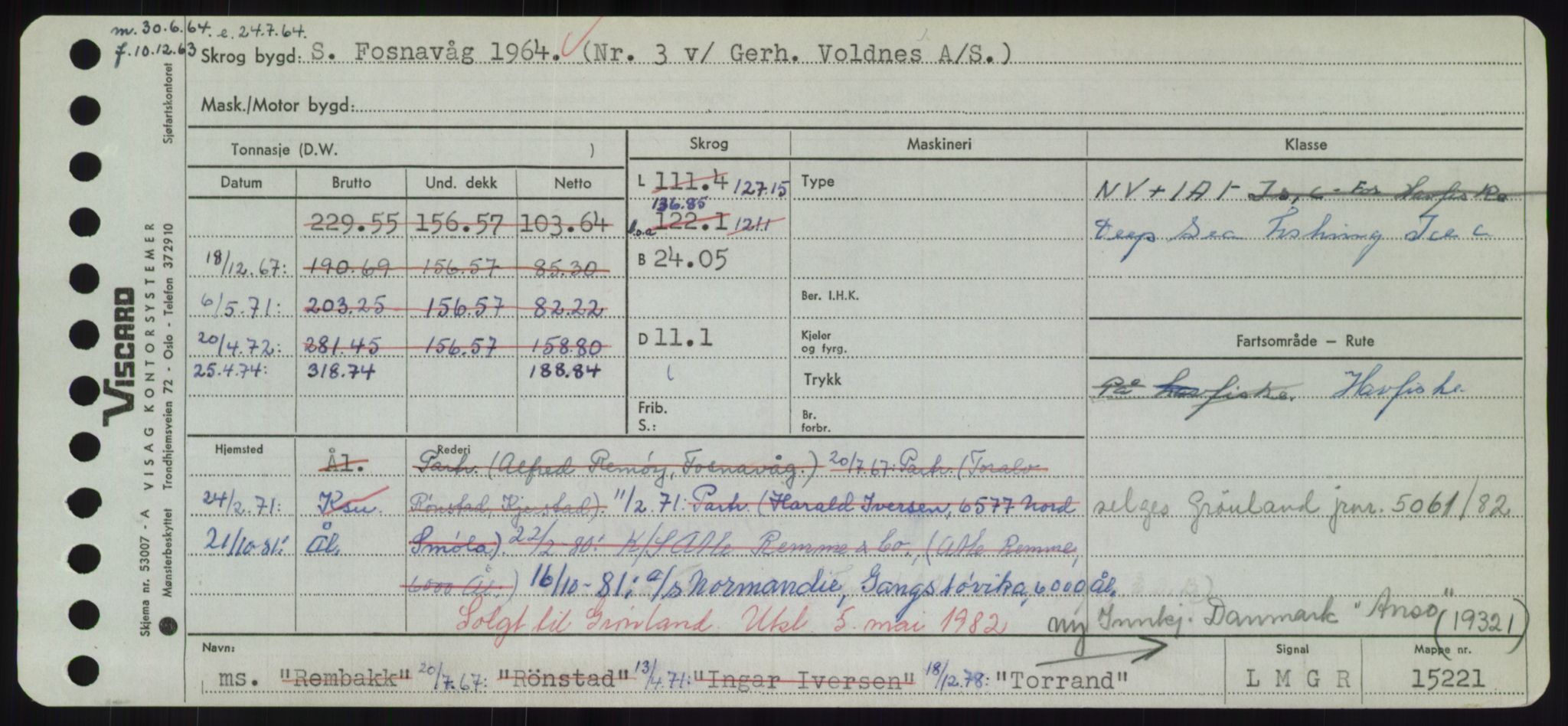 Sjøfartsdirektoratet med forløpere, Skipsmålingen, RA/S-1627/H/Hd/L0039: Fartøy, Ti-Tø, p. 365