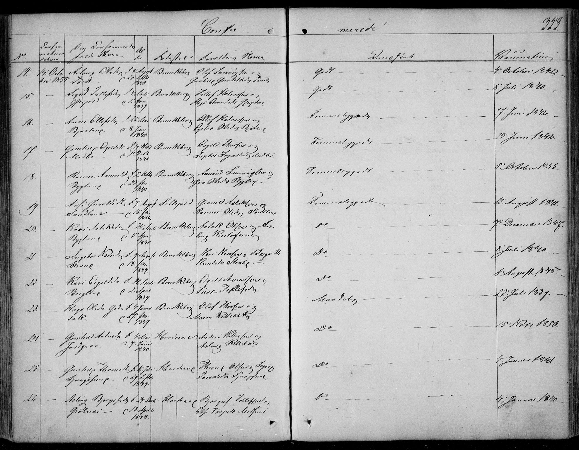 Kviteseid kirkebøker, SAKO/A-276/F/Fa/L0006: Parish register (official) no. I 6, 1836-1858, p. 353