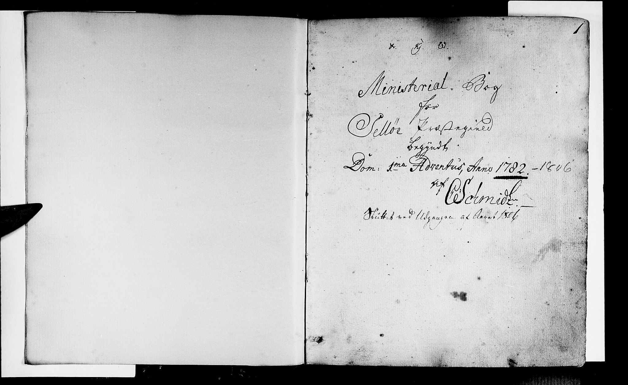 Selje sokneprestembete, AV/SAB-A-99938/H/Ha/Haa/Haaa: Parish register (official) no. A 6, 1782-1806, p. 1