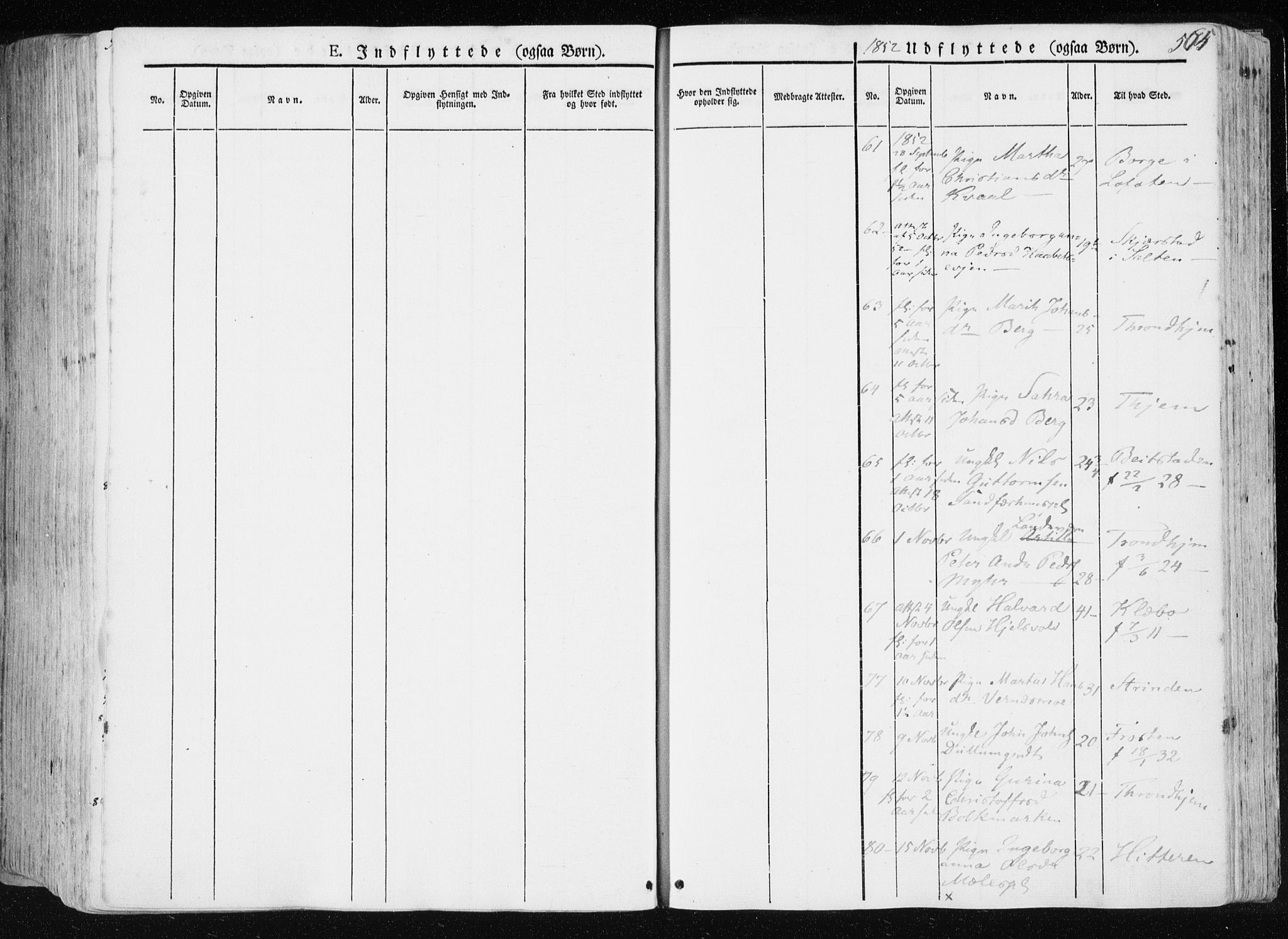 Ministerialprotokoller, klokkerbøker og fødselsregistre - Nord-Trøndelag, SAT/A-1458/709/L0074: Parish register (official) no. 709A14, 1845-1858, p. 565