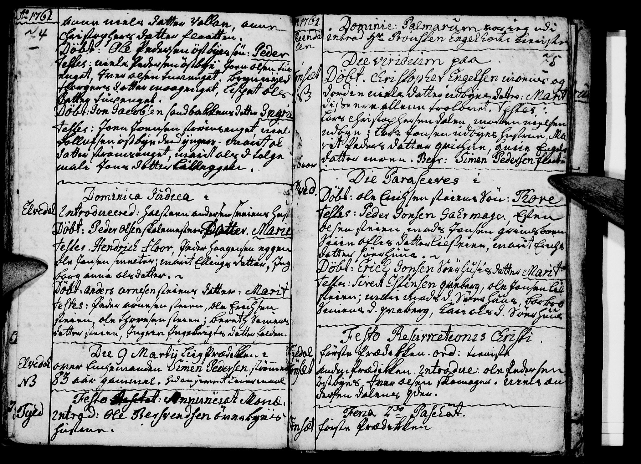 Tynset prestekontor, SAH/PREST-058/H/Ha/Haa/L0003: Parish register (official) no. 3, 1758-1762, p. 74-75