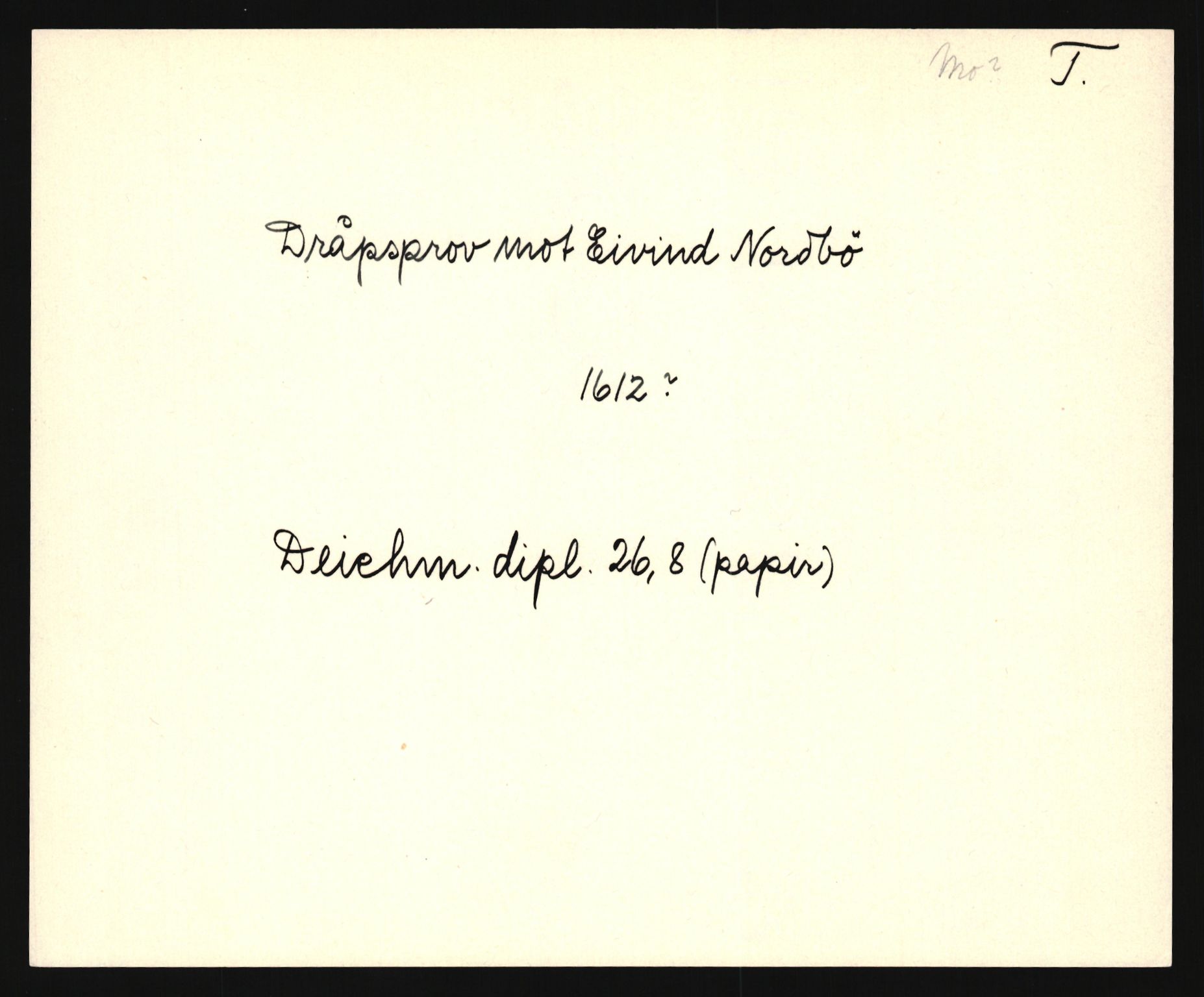 Riksarkivets diplomsamling, AV/RA-EA-5965/F35/F35e/L0022: Registreringssedler Telemark 3, 1400-1700, p. 437