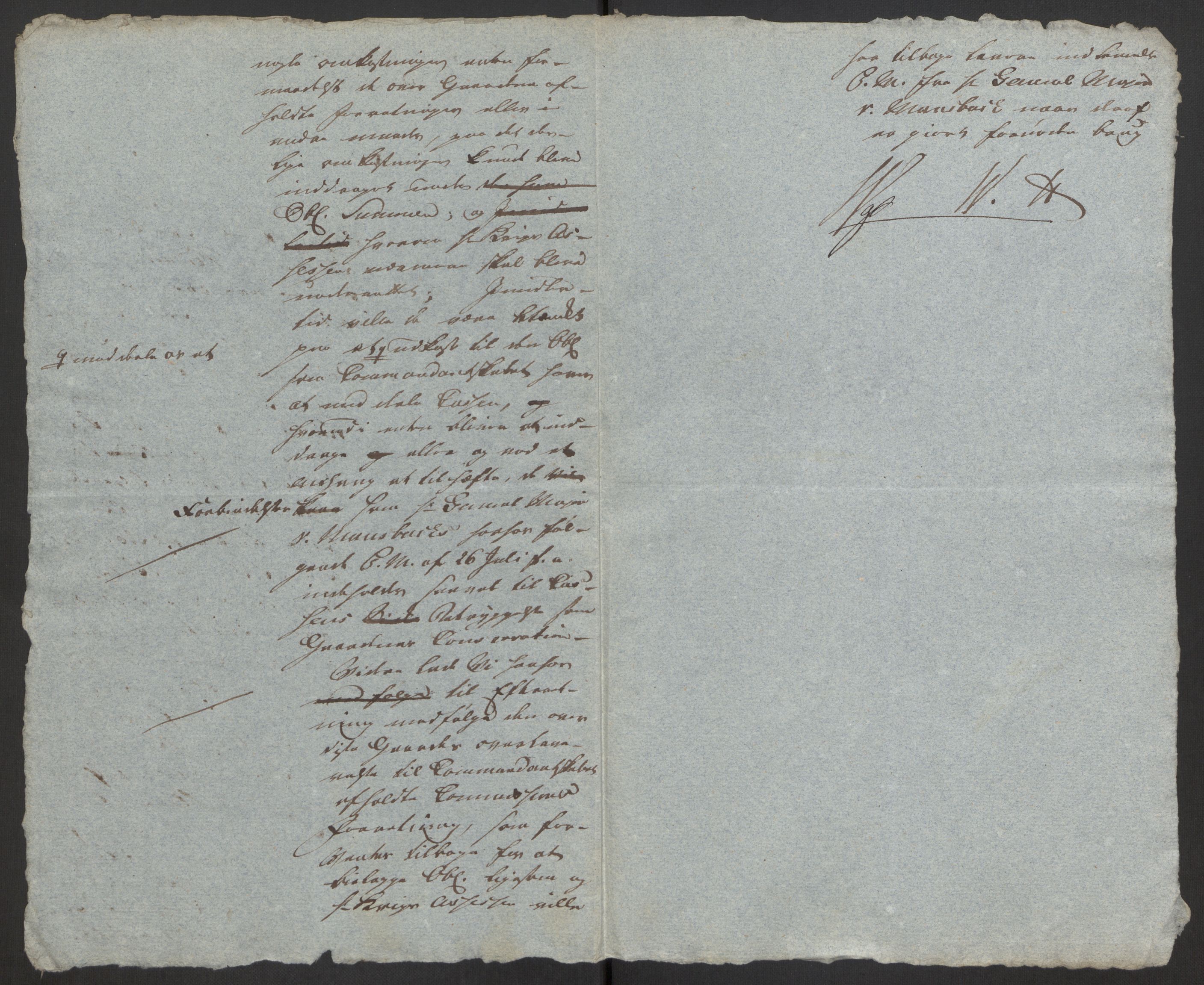 Forsvaret, Den norske kvesthuskasse/krigshospitalkasse, AV/RA-RAFA-1887/F/Fa/L0008: Konsepter, 1790-1793, p. 996