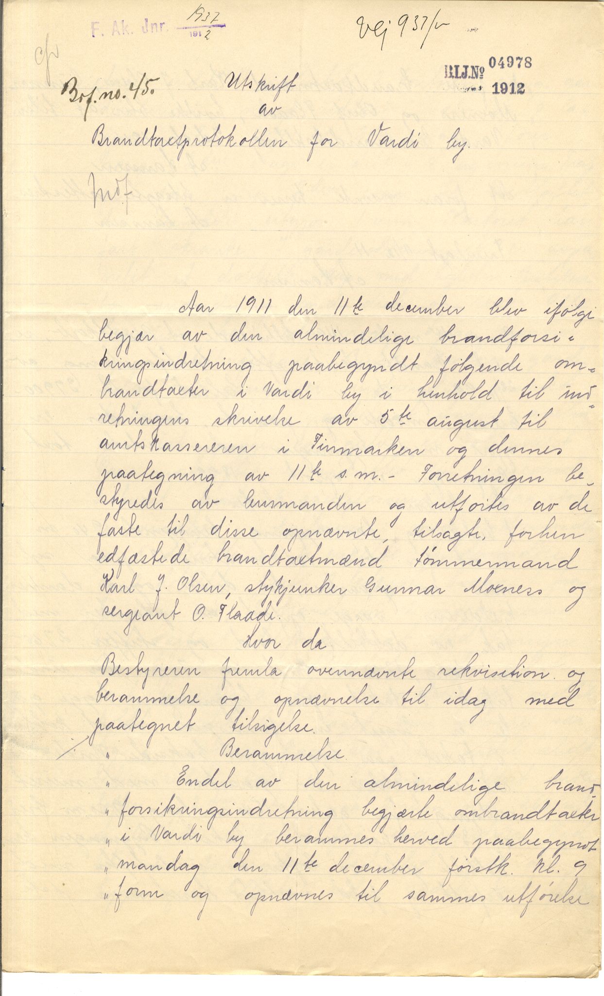 Brodtkorb handel A/S, VAMU/A-0001/Q/Qb/L0001: Skjøter og grunnbrev i Vardø by, 1822-1943, p. 28