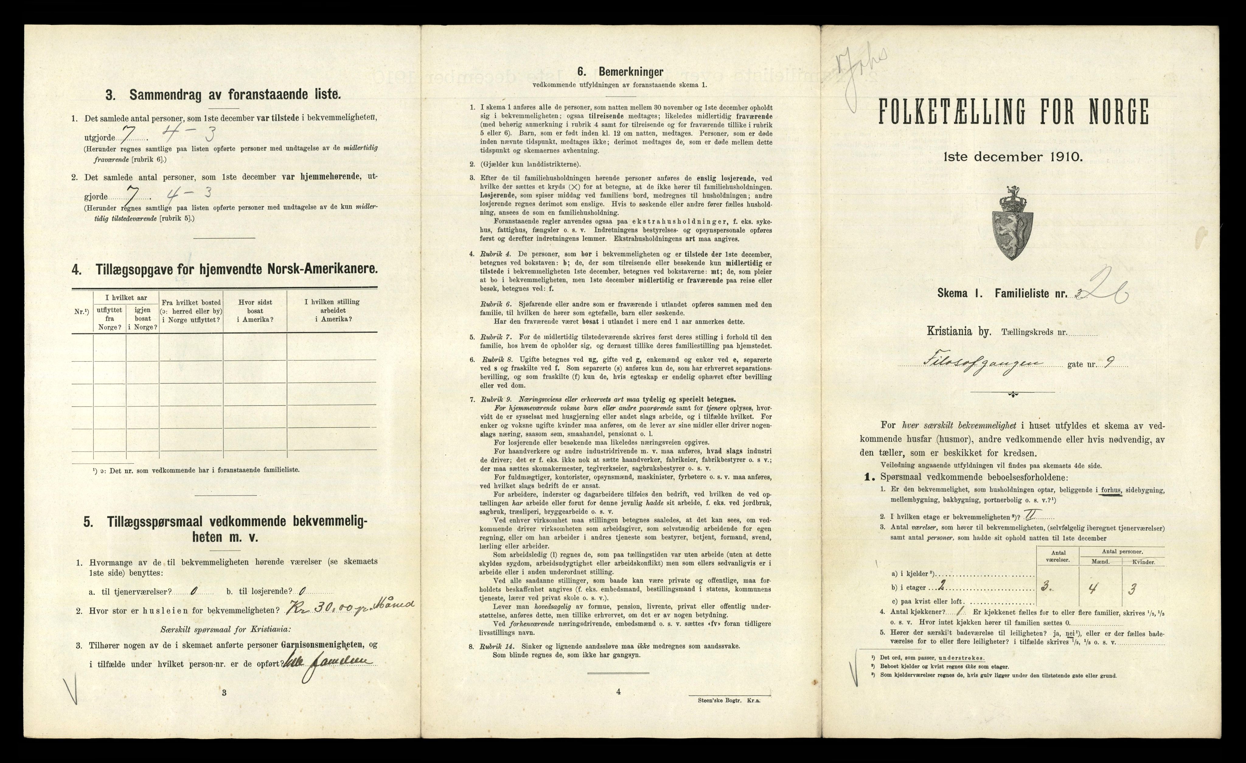 RA, 1910 census for Kristiania, 1910, p. 23809