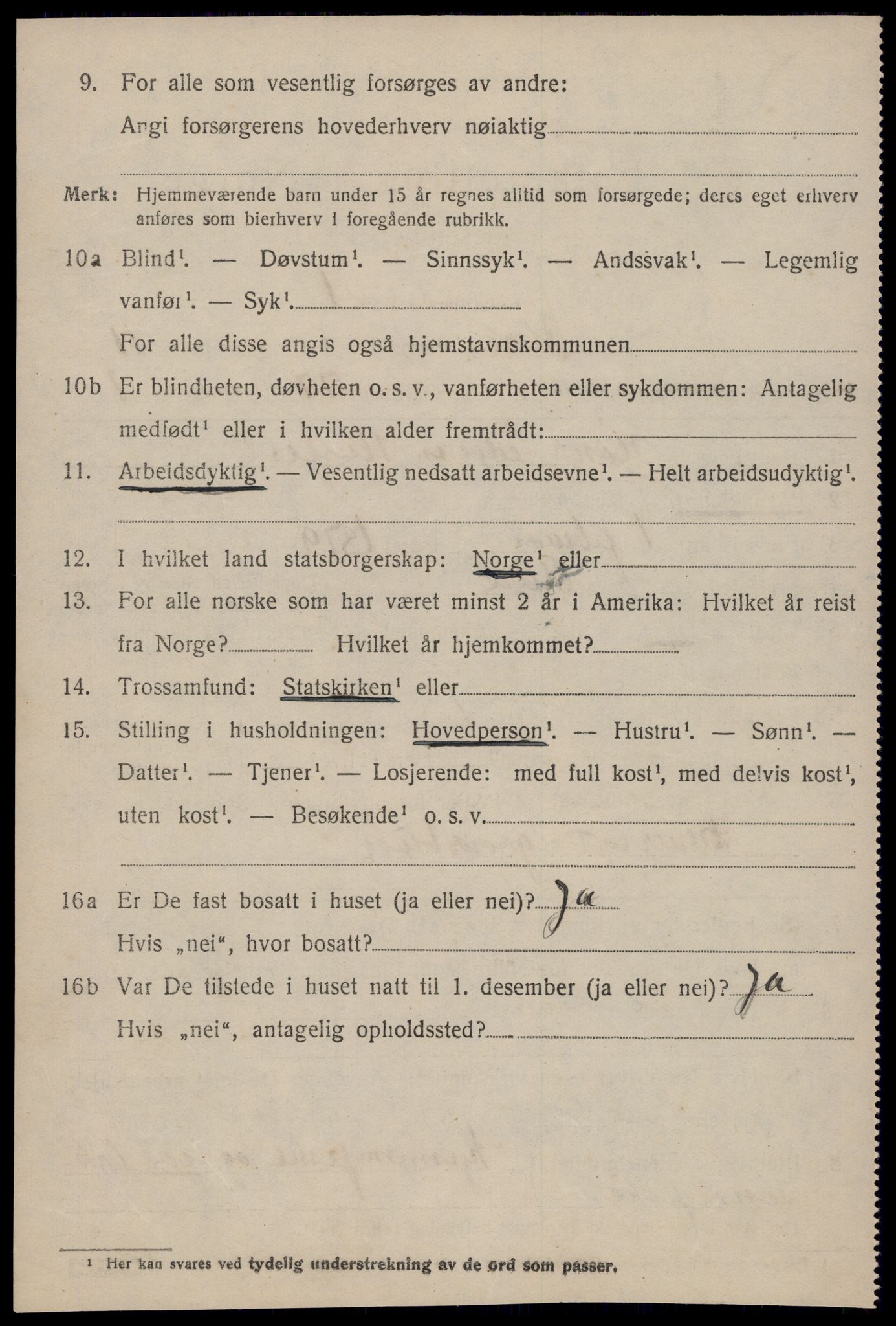 SAT, 1920 census for Aure, 1920, p. 4235