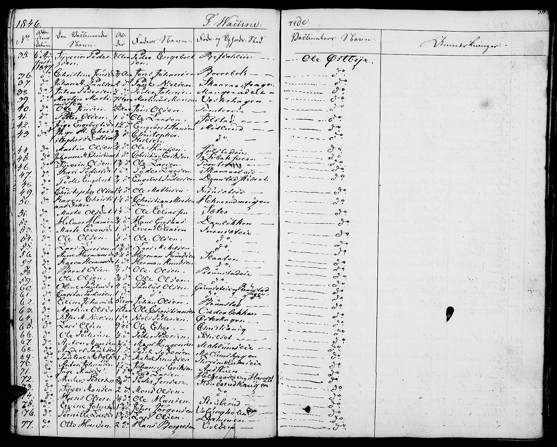 Romedal prestekontor, AV/SAH-PREST-004/K/L0003: Parish register (official) no. 3, 1829-1846, p. 354