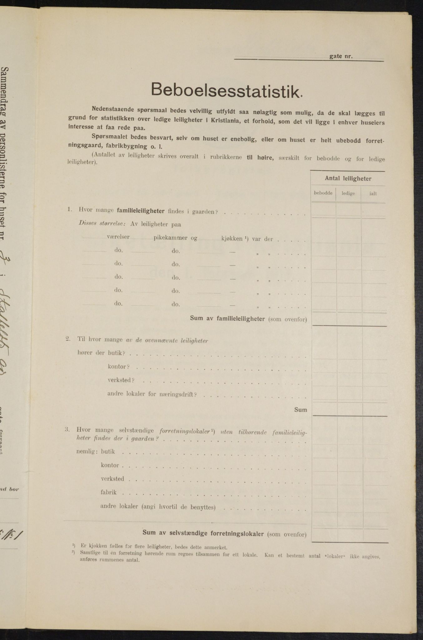 OBA, Municipal Census 1914 for Kristiania, 1914, p. 100558