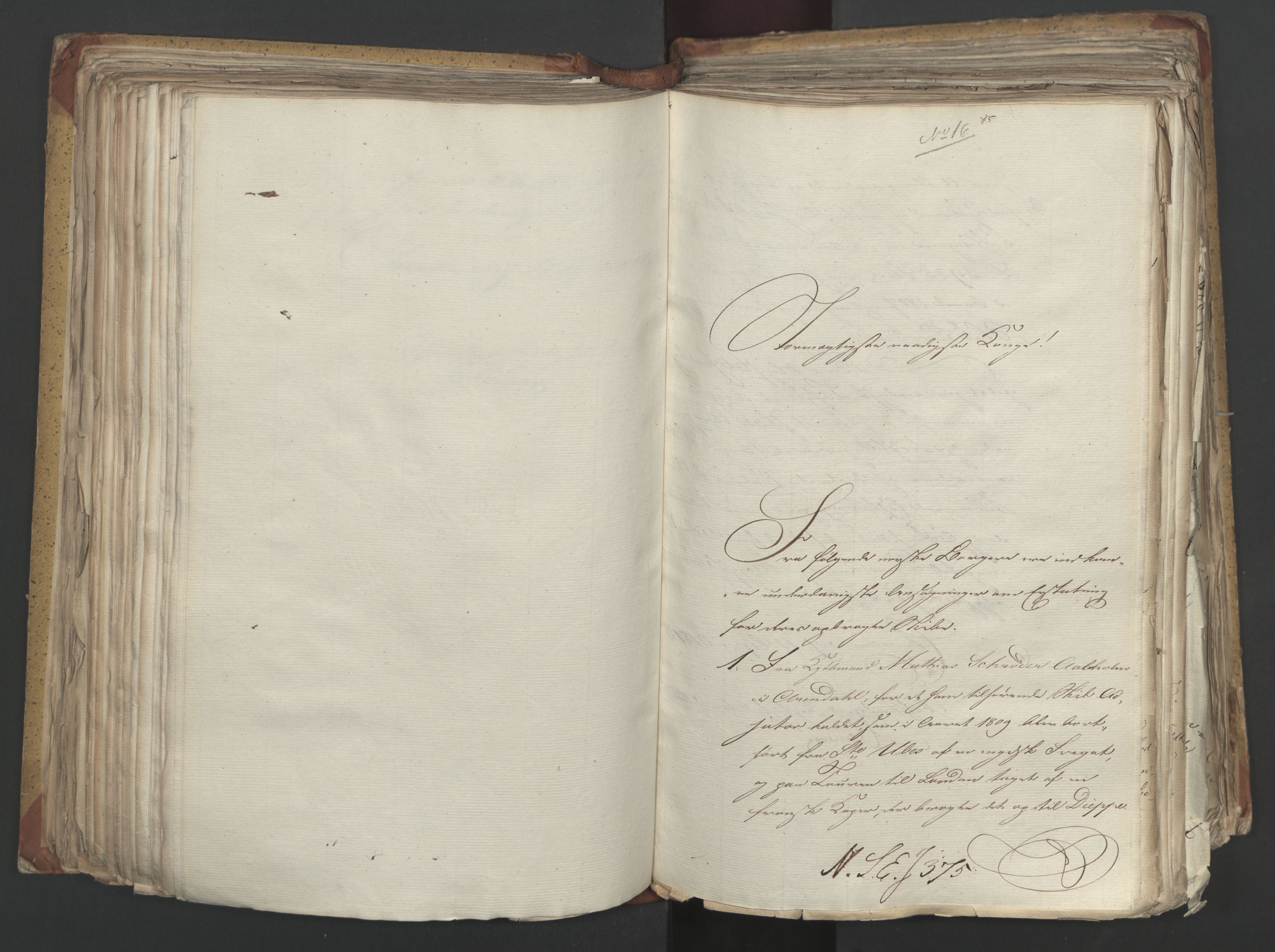 Statsrådsavdelingen i Stockholm, AV/RA-S-1003/D/Da/L0002: Regjeringsinnstillinger nr. 263-518, 1815, p. 244