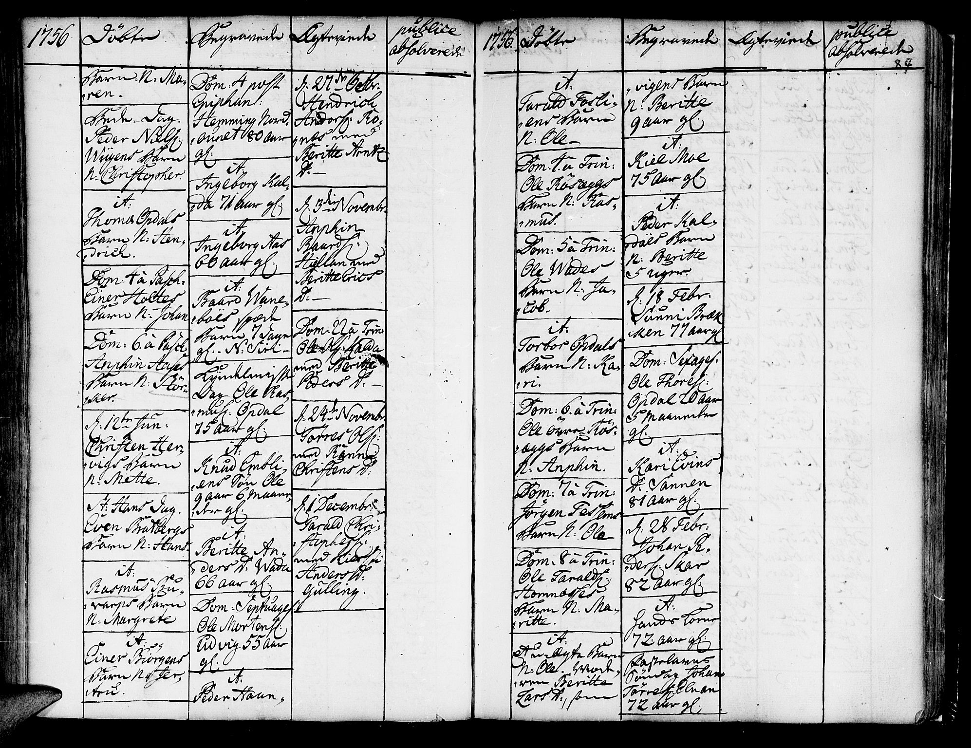 Ministerialprotokoller, klokkerbøker og fødselsregistre - Nord-Trøndelag, SAT/A-1458/741/L0385: Parish register (official) no. 741A01, 1722-1815, p. 84