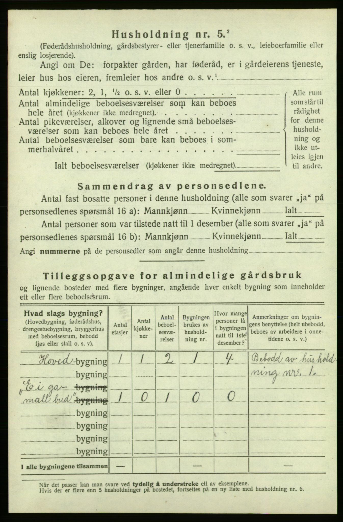 SAB, 1920 census for Kvinnherad, 1920, p. 2360