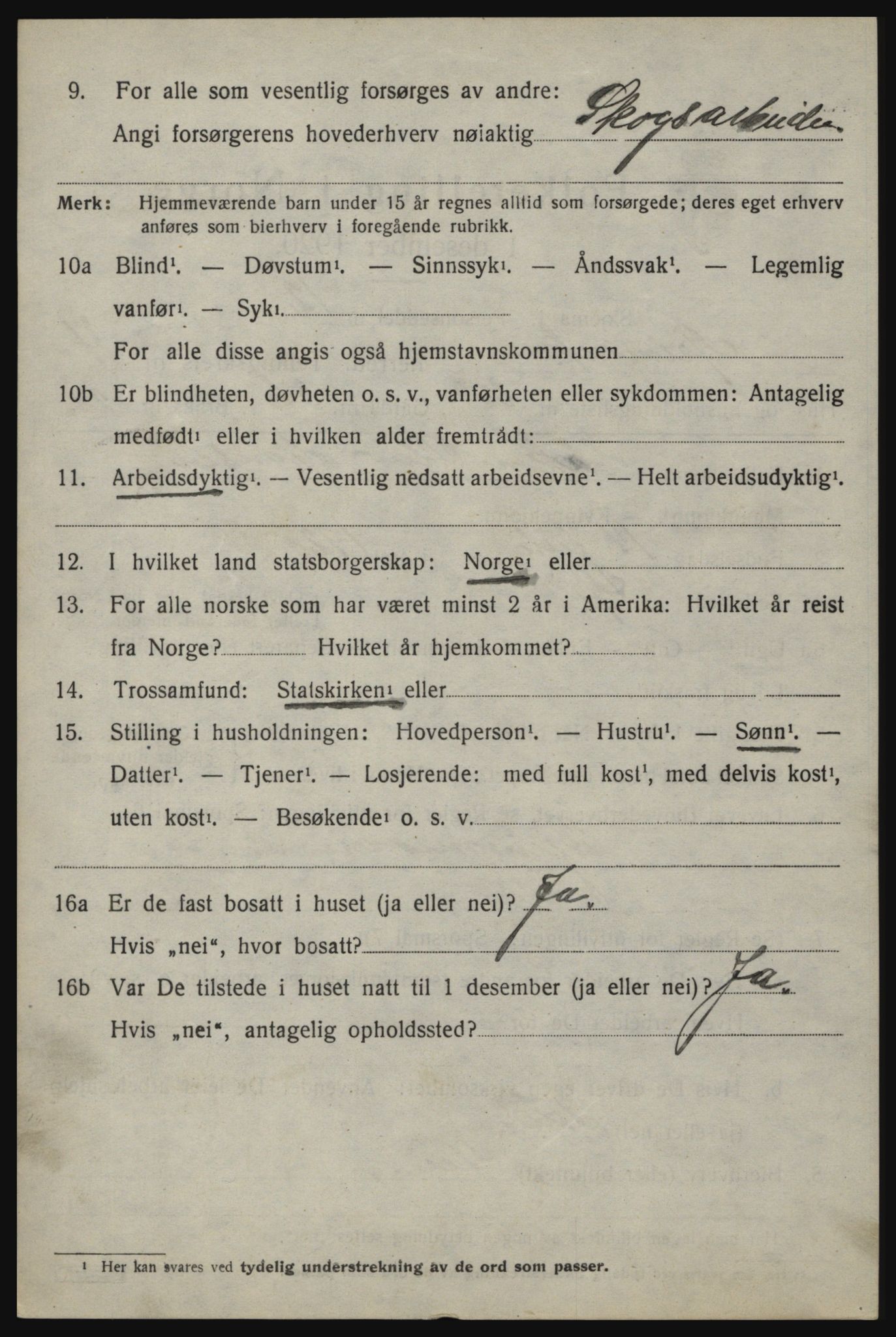 SAO, 1920 census for Aremark, 1920, p. 3420