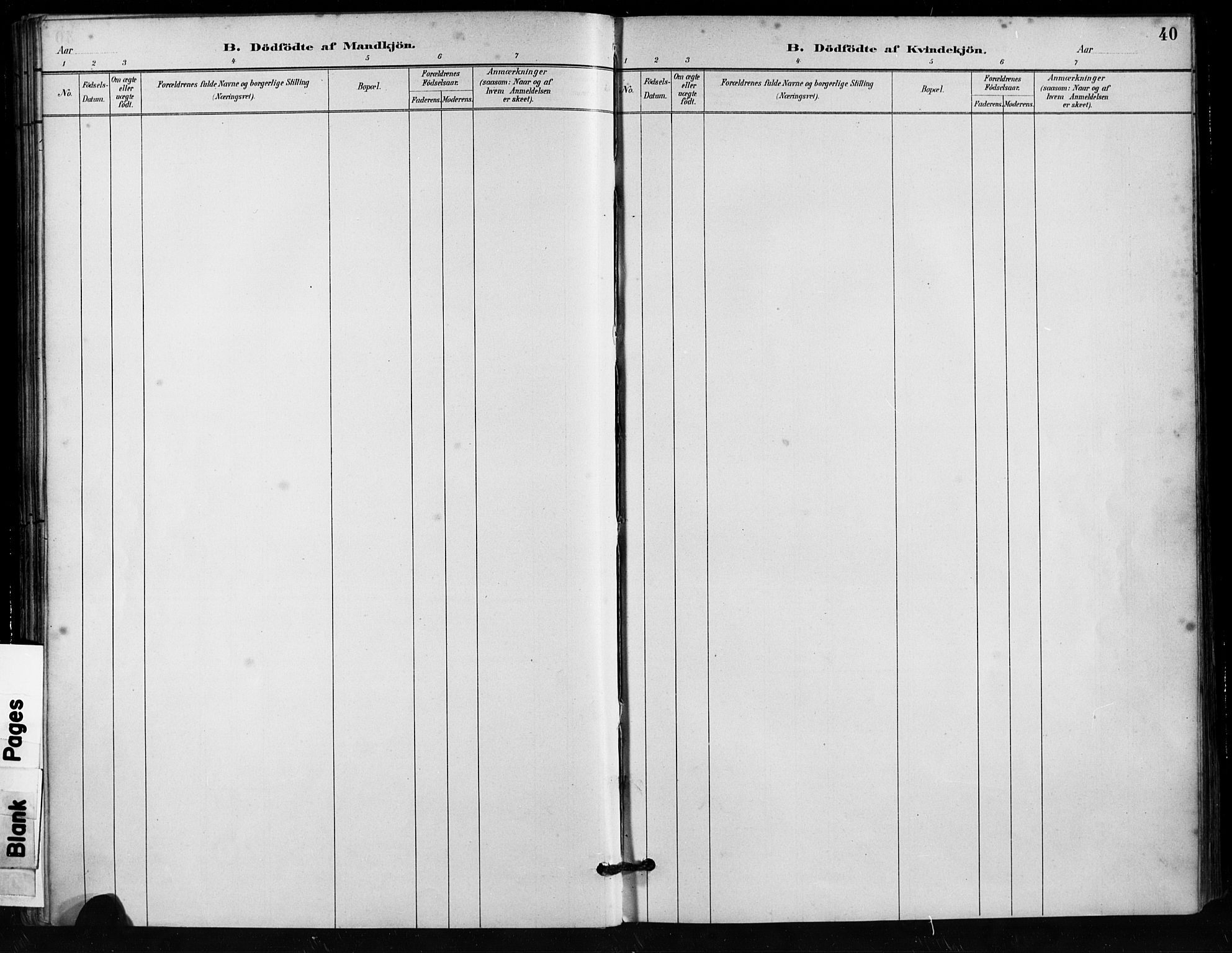 Håland sokneprestkontor, AV/SAST-A-101802/001/30BA/L0011: Parish register (official) no. A 10, 1883-1900, p. 40