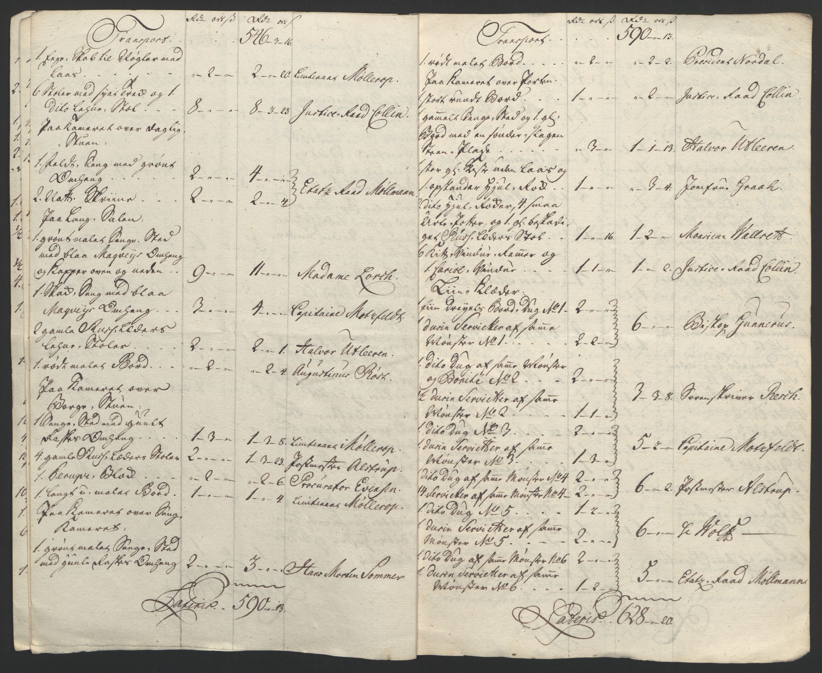 Forsvaret, Generalauditøren, AV/RA-RAFA-1772/F/Fj/Fja/L0022: --, 1733-1821, p. 856