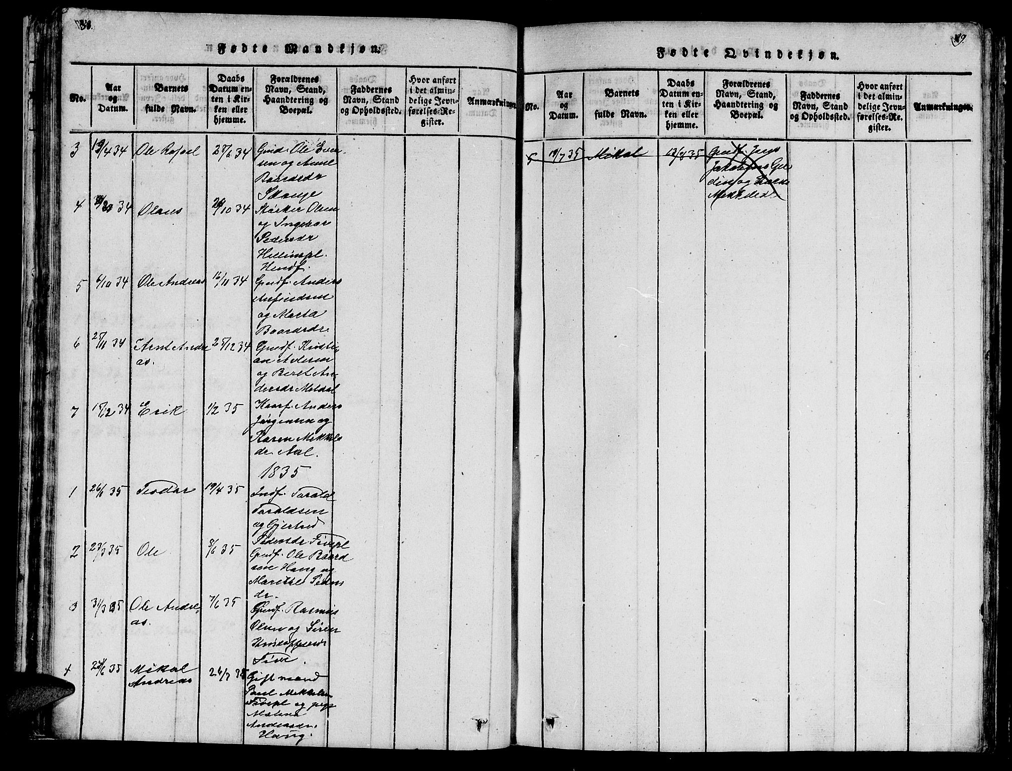 Ministerialprotokoller, klokkerbøker og fødselsregistre - Nord-Trøndelag, AV/SAT-A-1458/747/L0459: Parish register (copy) no. 747C01, 1816-1842, p. 88-89