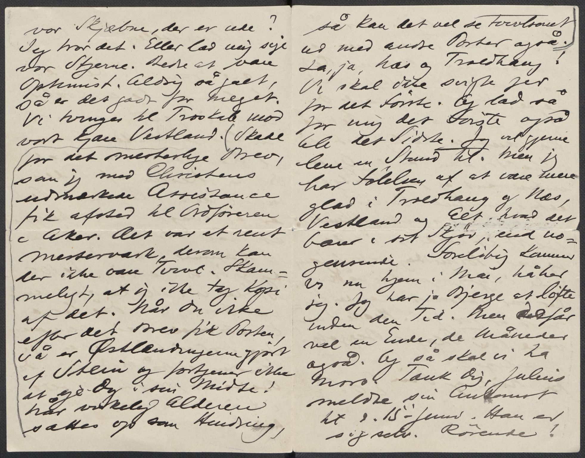 Beyer, Frants, AV/RA-PA-0132/F/L0001: Brev fra Edvard Grieg til Frantz Beyer og "En del optegnelser som kan tjene til kommentar til brevene" av Marie Beyer, 1872-1907, p. 693