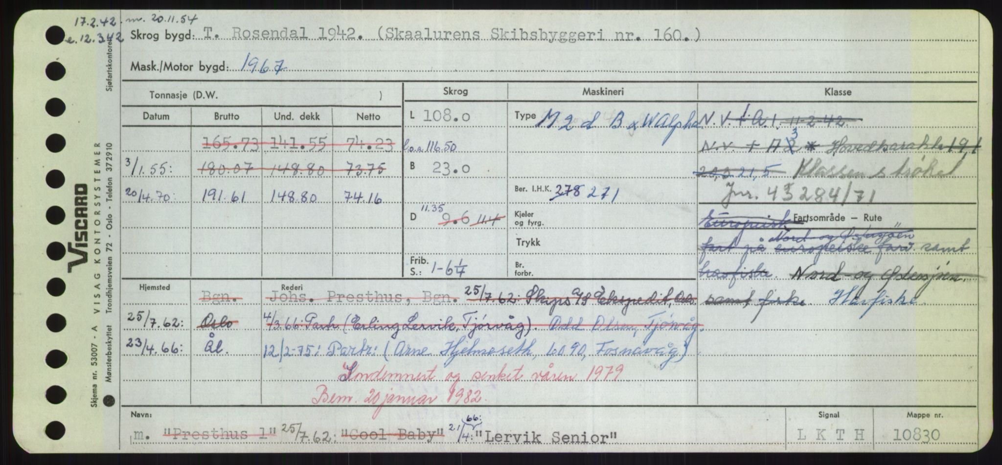 Sjøfartsdirektoratet med forløpere, Skipsmålingen, RA/S-1627/H/Hd/L0022: Fartøy, L-Lia, p. 383