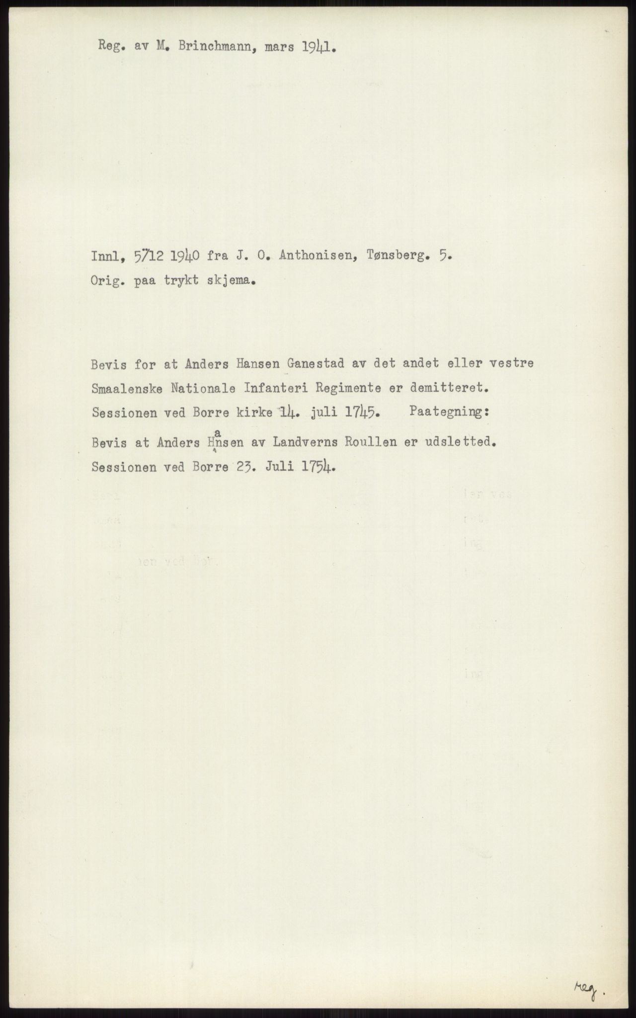 Samlinger til kildeutgivelse, Diplomavskriftsamlingen, RA/EA-4053/H/Ha, p. 461