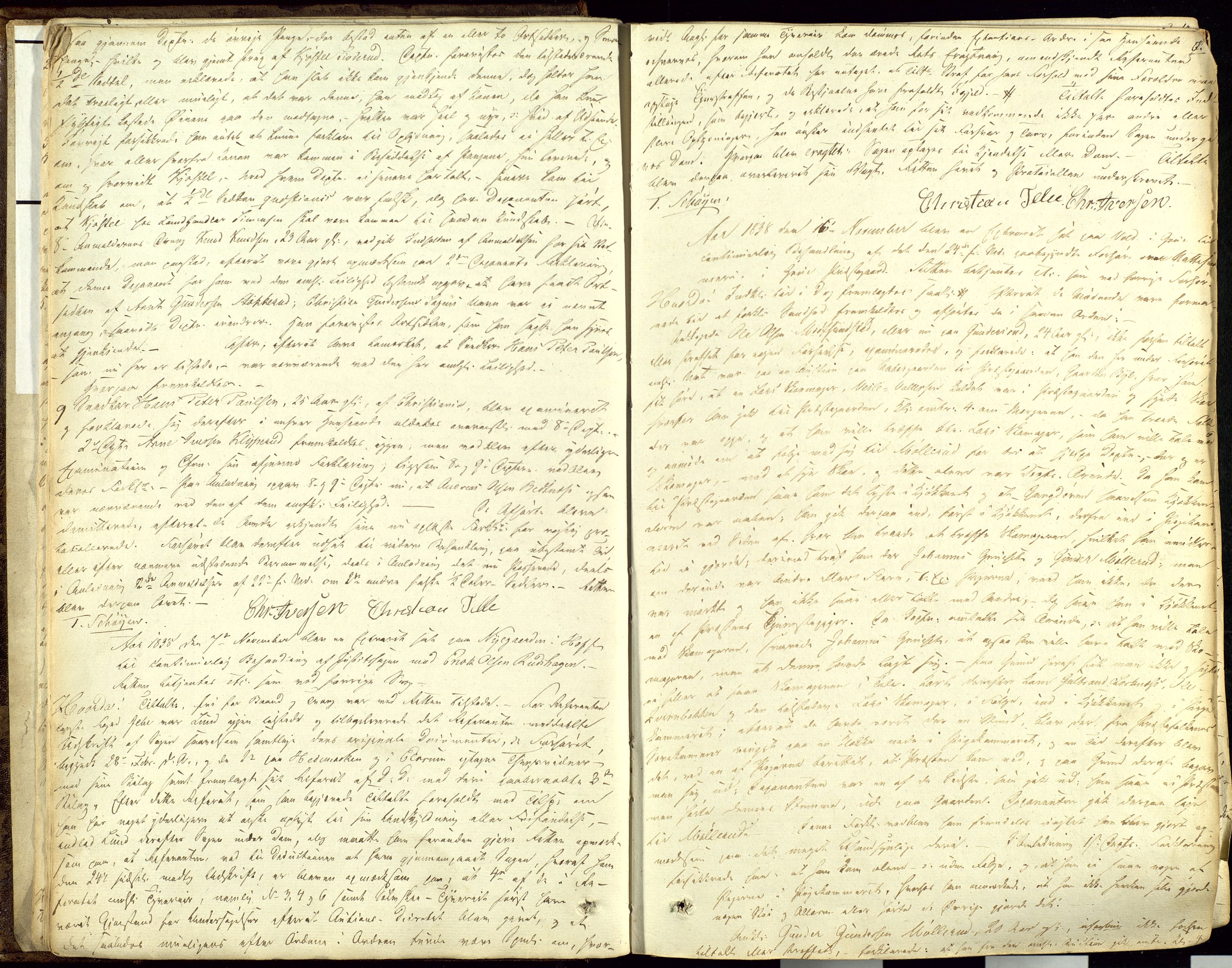 Solør og Odalen sorenskriveri, AV/SAH-TING-026/G/Gc/Gcb/L0003: Forhørsprotokoll, 1838-1843, p. 8