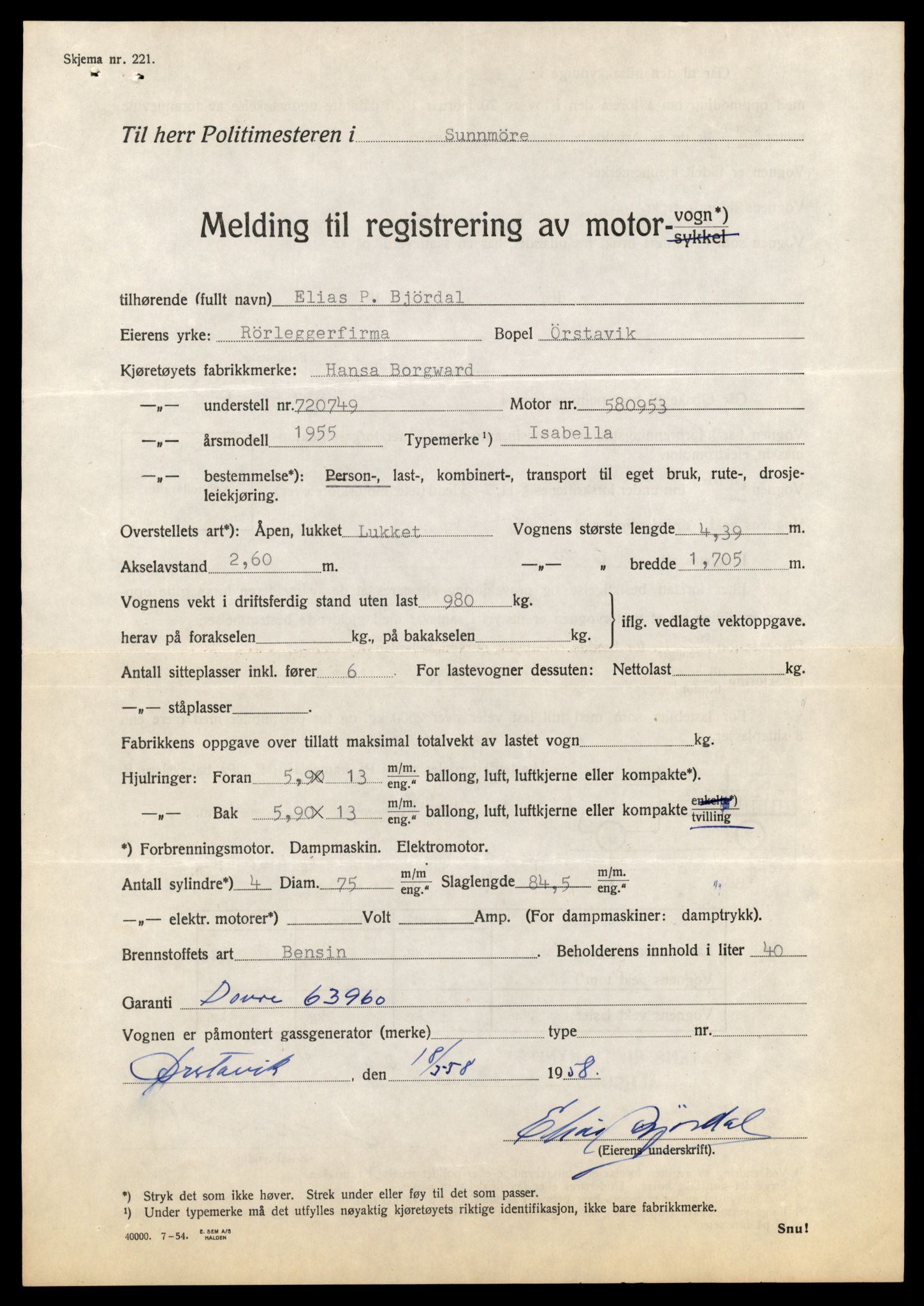 Møre og Romsdal vegkontor - Ålesund trafikkstasjon, AV/SAT-A-4099/F/Fe/L0042: Registreringskort for kjøretøy T 13906 - T 14079, 1927-1998, p. 2893