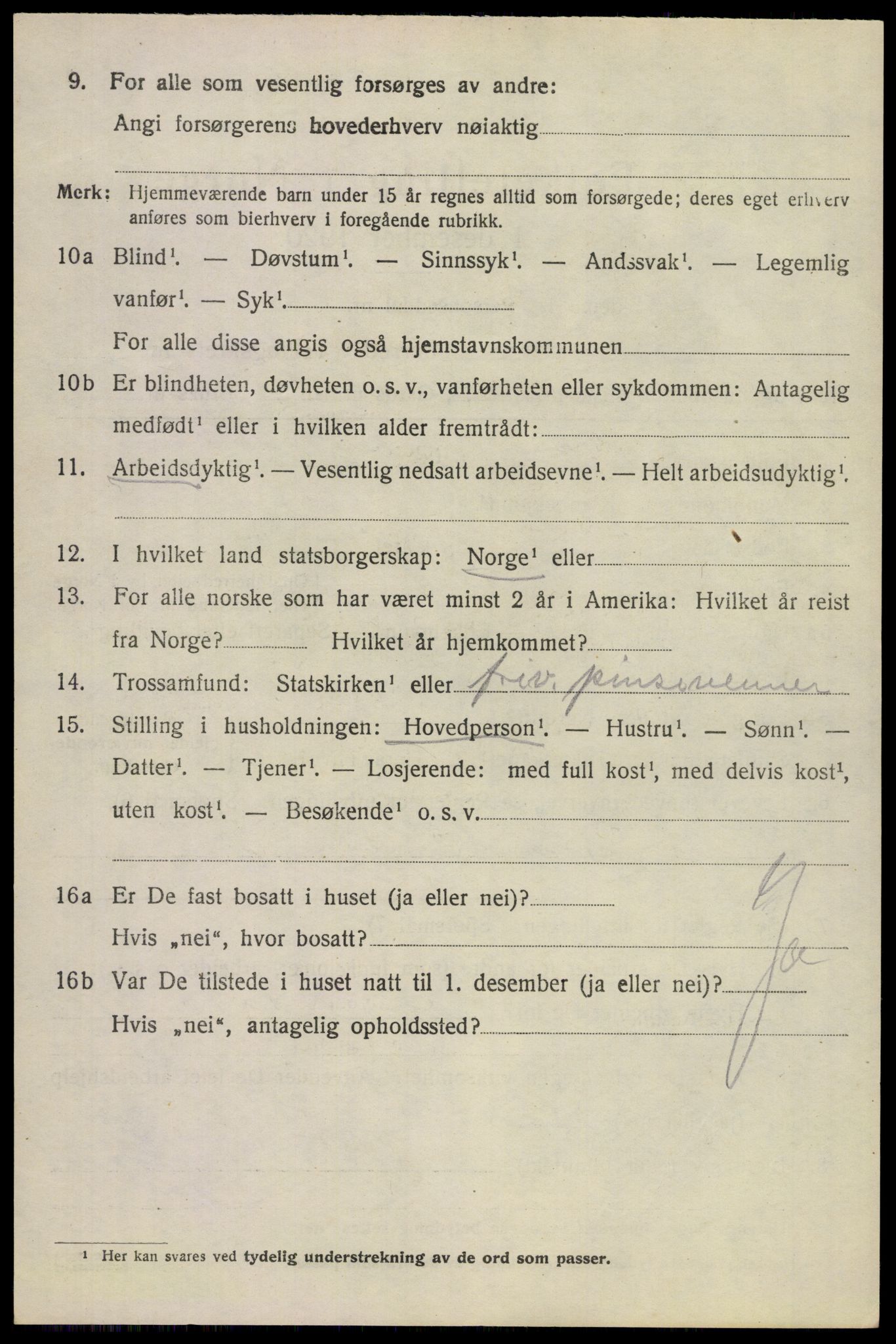 SAKO, 1920 census for Borre, 1920, p. 6085