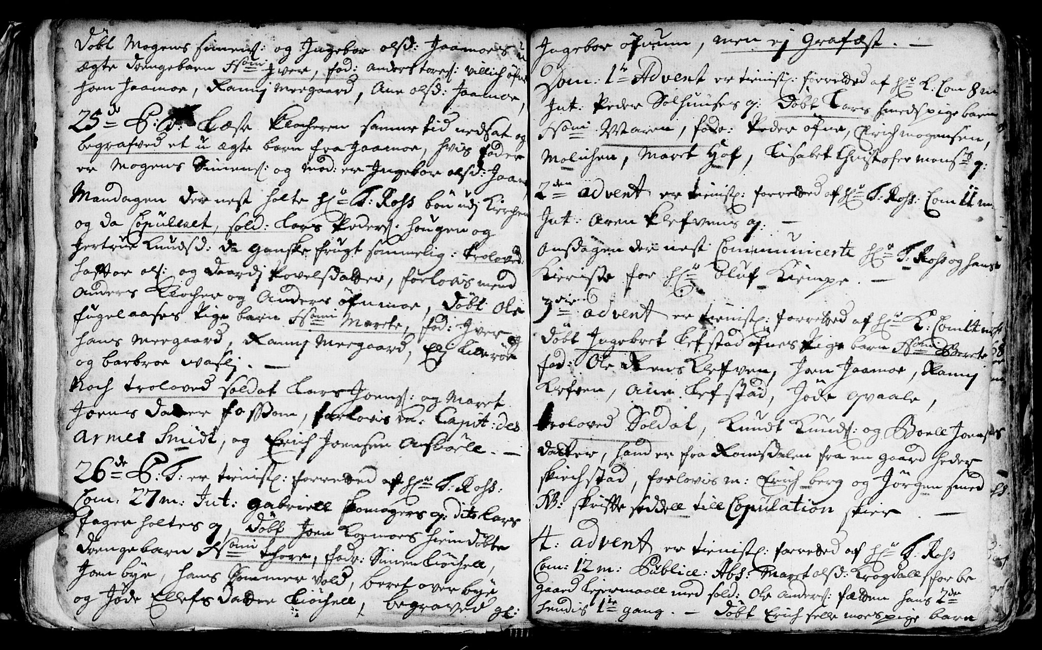 Ministerialprotokoller, klokkerbøker og fødselsregistre - Sør-Trøndelag, AV/SAT-A-1456/668/L0812: Parish register (copy) no. 668C01, 1715-1742