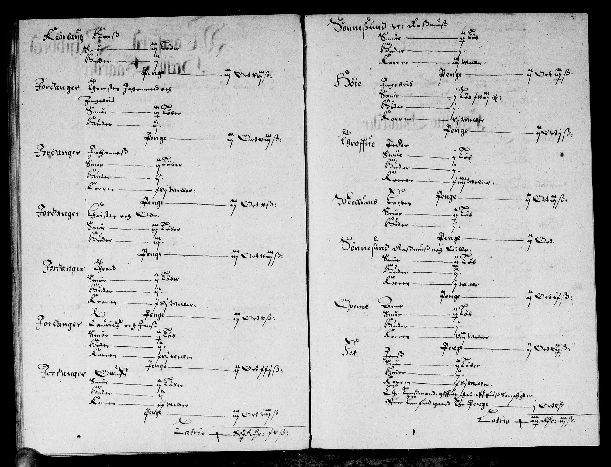 Rentekammeret inntil 1814, Reviderte regnskaper, Stiftamtstueregnskaper, Bergen stiftamt, AV/RA-EA-6043/R/Rc/L0017: Bergen stiftamt, 1665