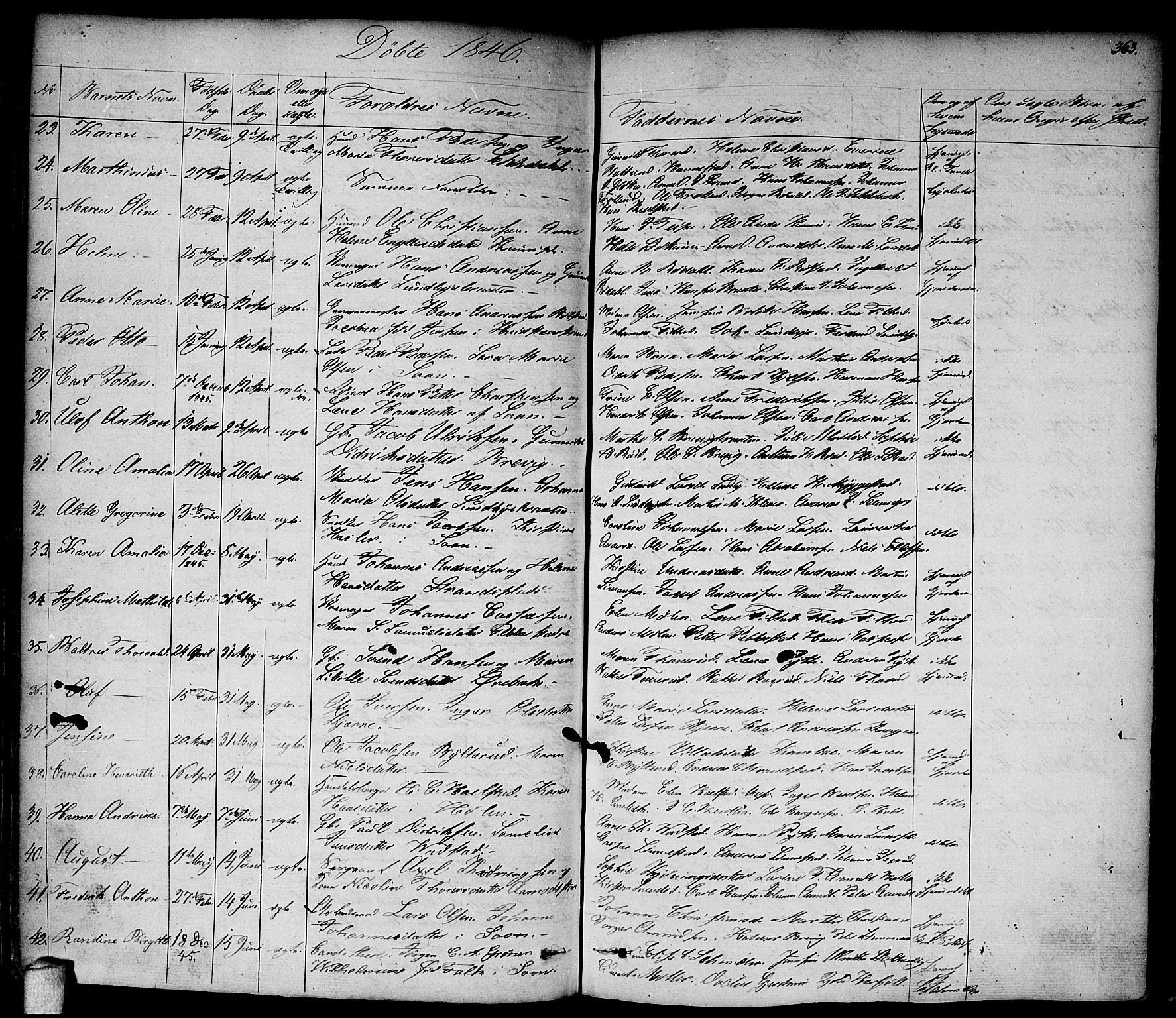 Vestby prestekontor Kirkebøker, SAO/A-10893/F/Fa/L0006: Parish register (official) no. I 6, 1827-1849, p. 363